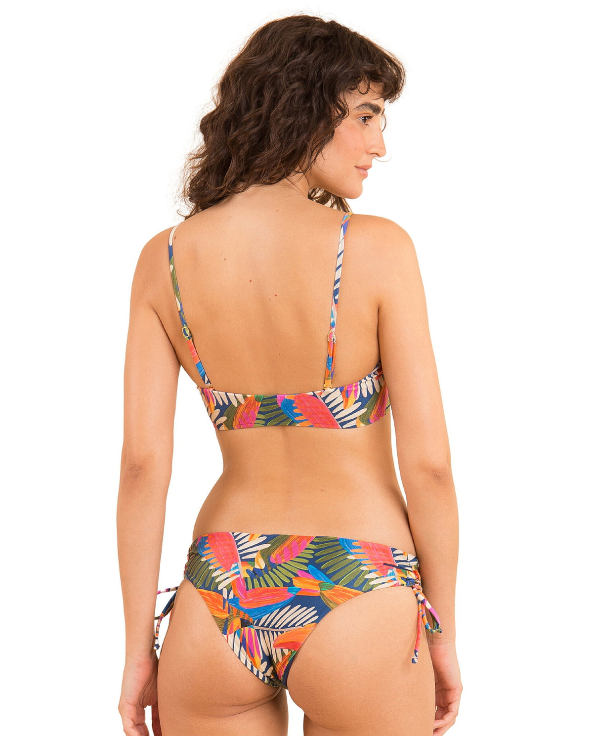 Image 07: Rio De Sol Two Piece Swimwear Set Jungle Bandeau-Reto Madrid