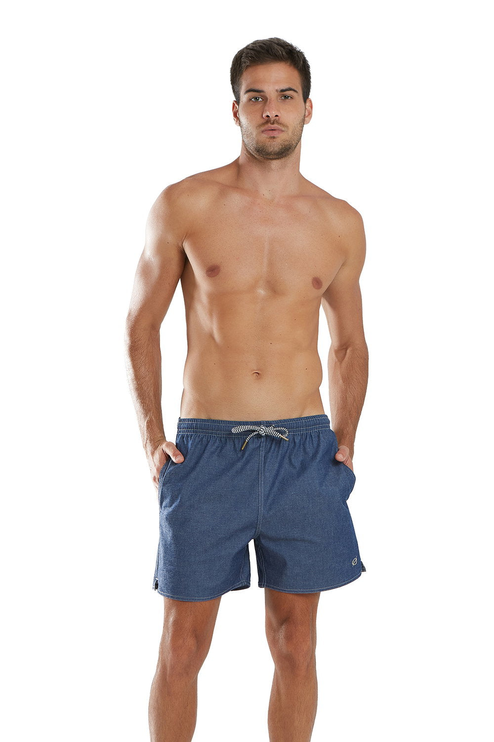 Model Back: Blueman Swim Shorts Short Pier Azul Marinho