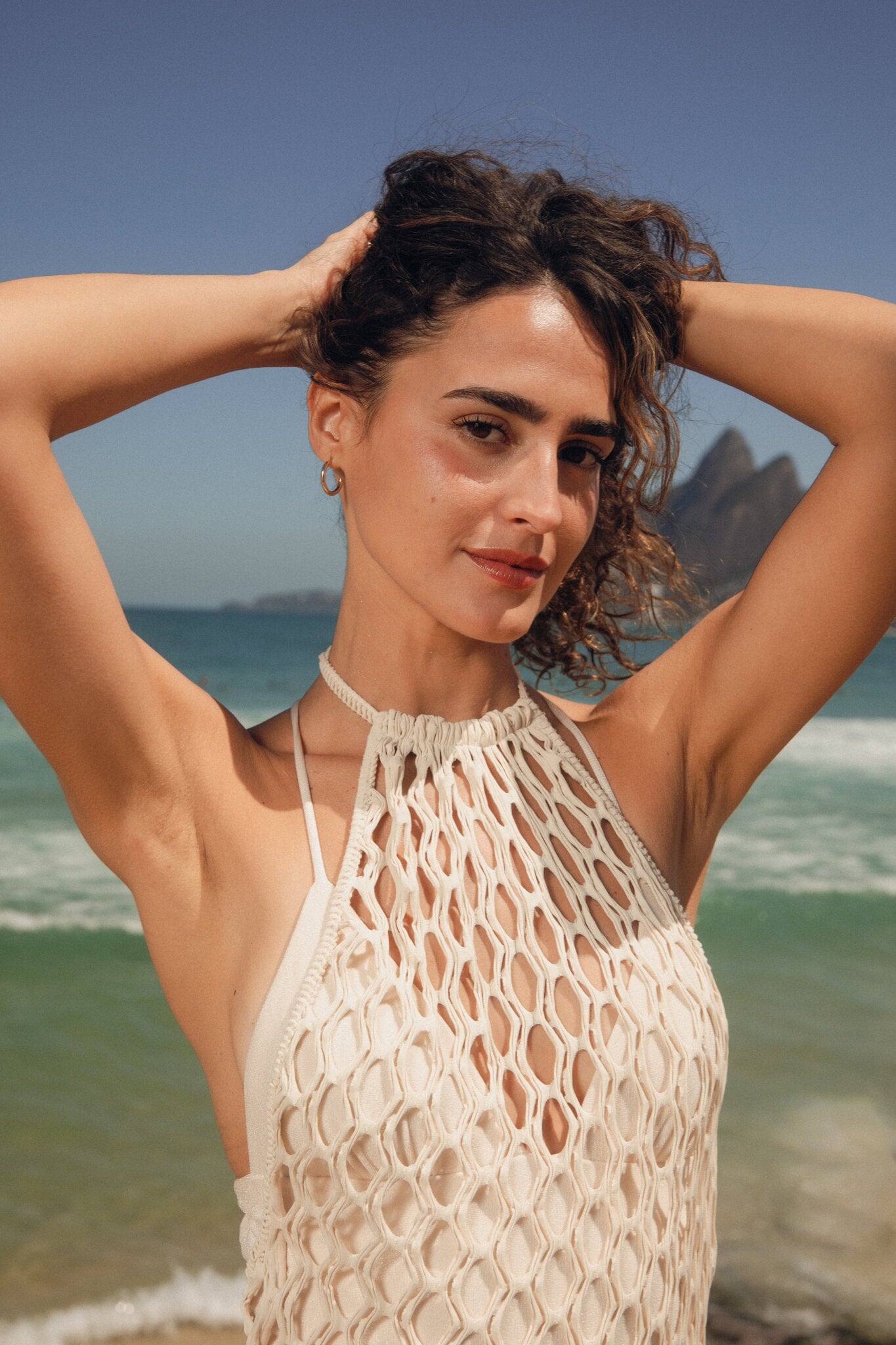 Image 13: Rio De Sol Midi Dress Offwhite Serena Dress