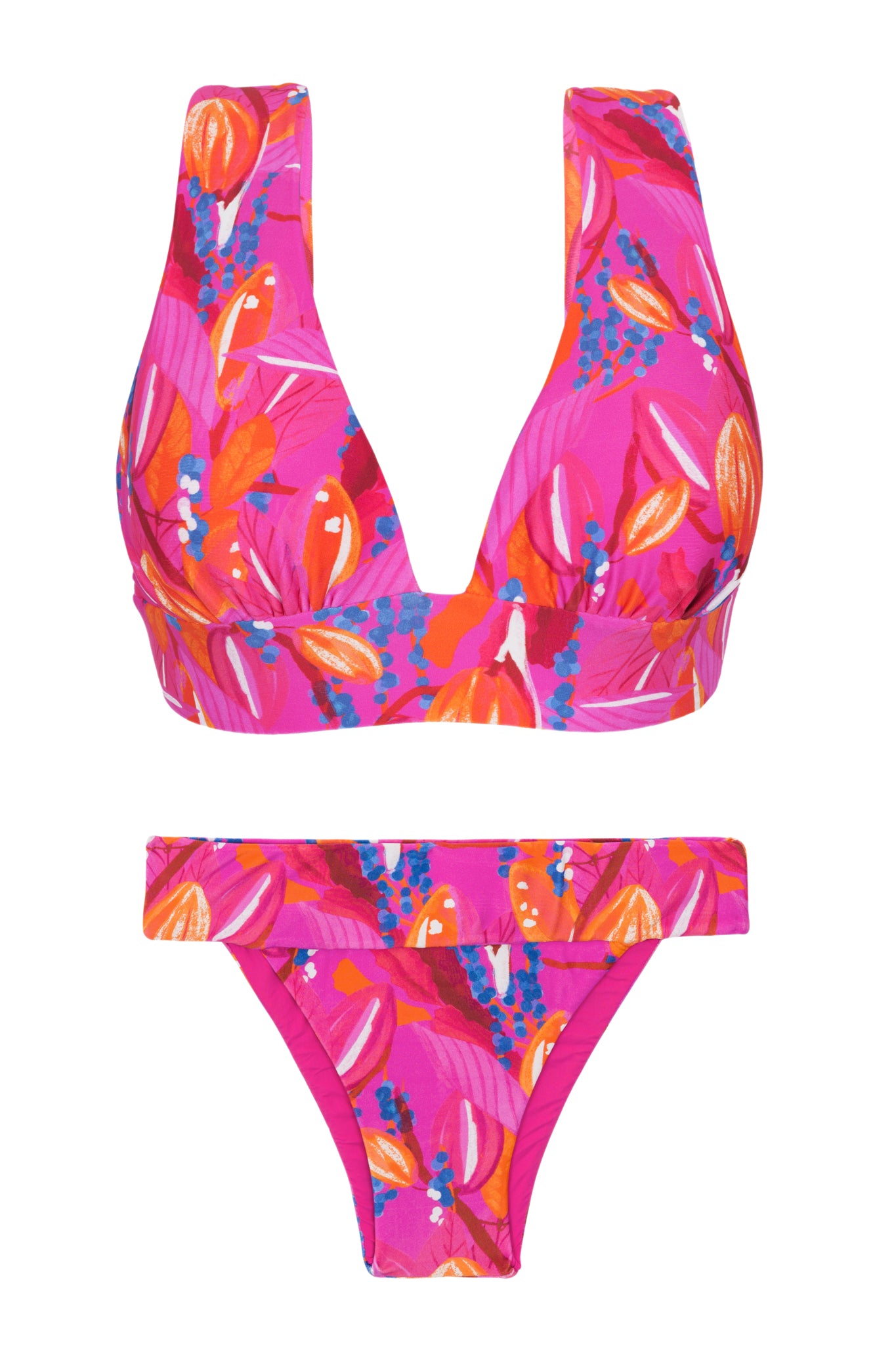 Product Front: Rio De Sol Set Set Flavors Halter-Marina Essential-Cos