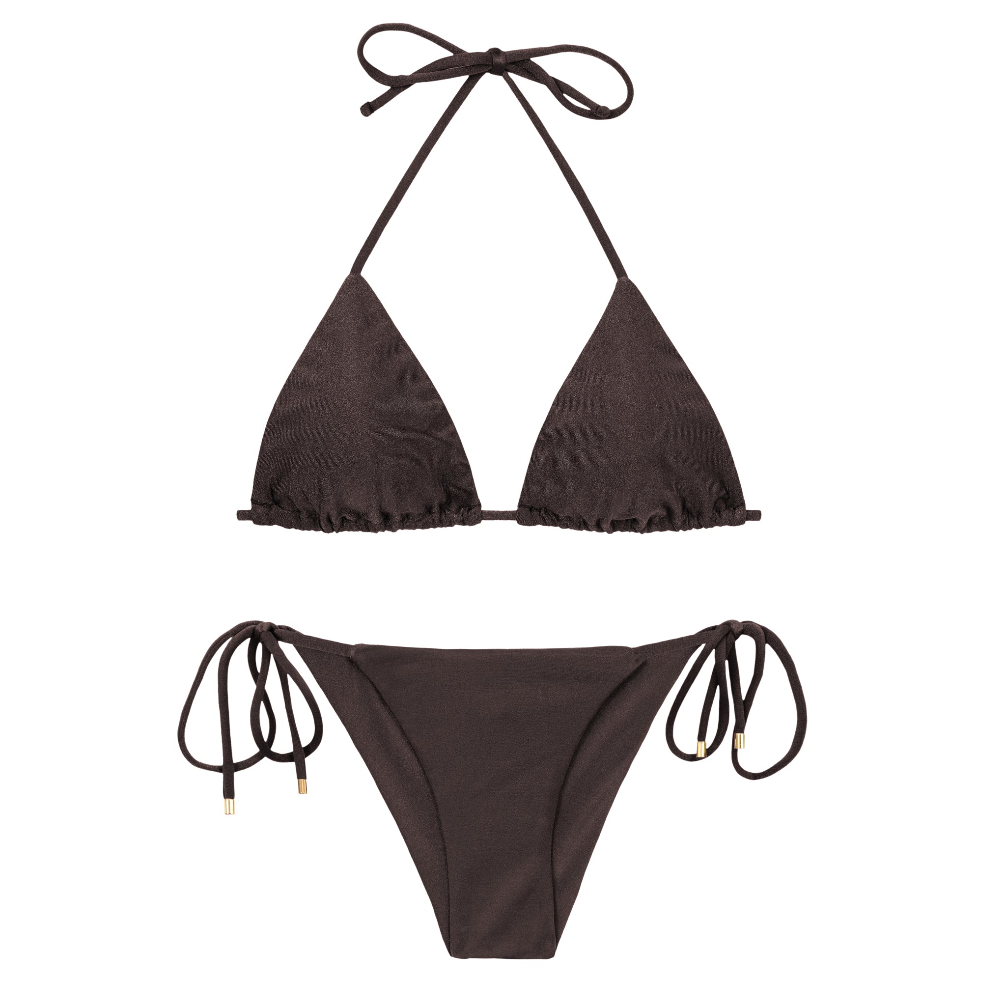 Product Front: Rio De Sol Set Set Shimmer-Coffee Tri-Inv Cheeky-Tie
