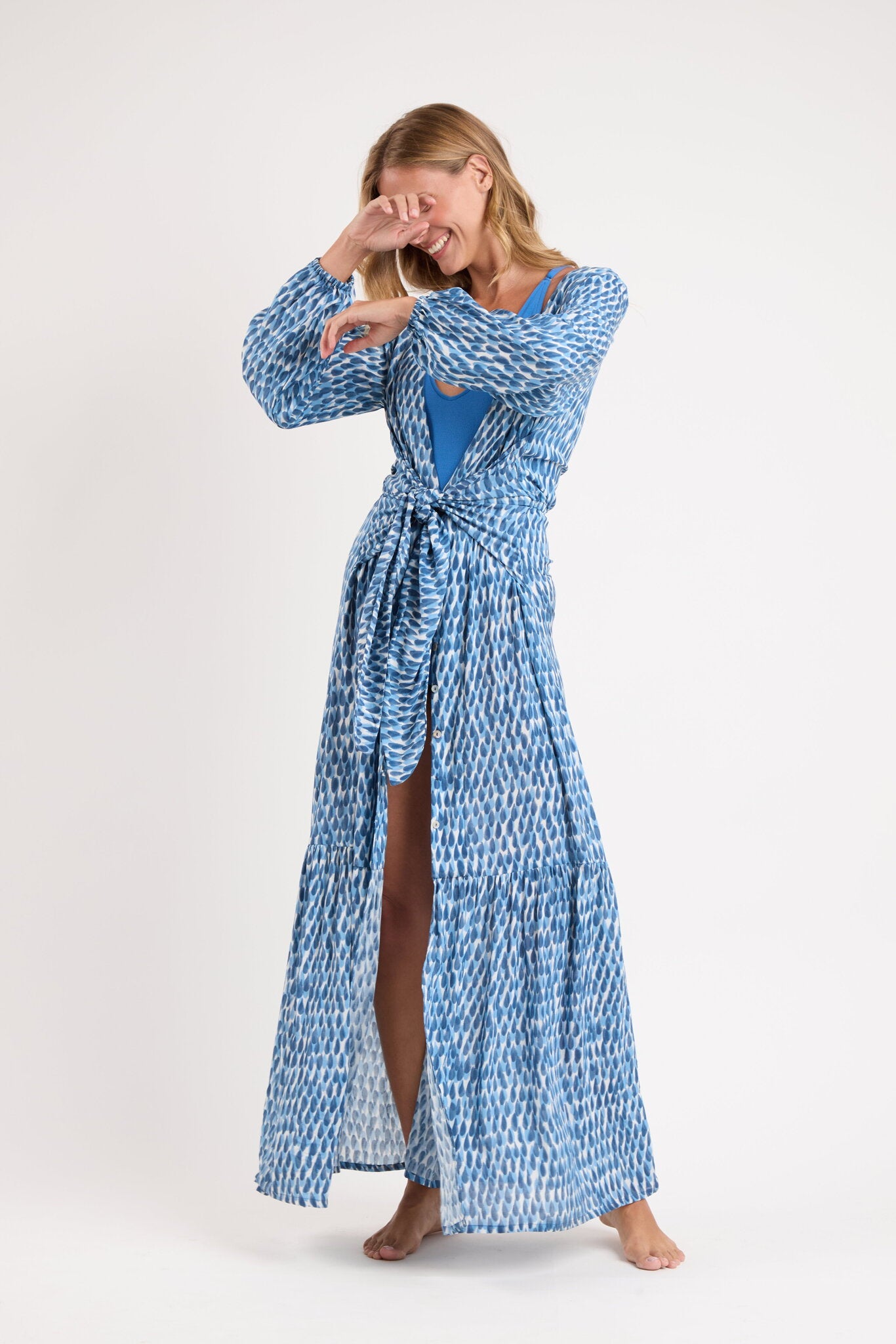 Image 07: Rio De Sol Maxi Dresses Chuva Long Dress Verona