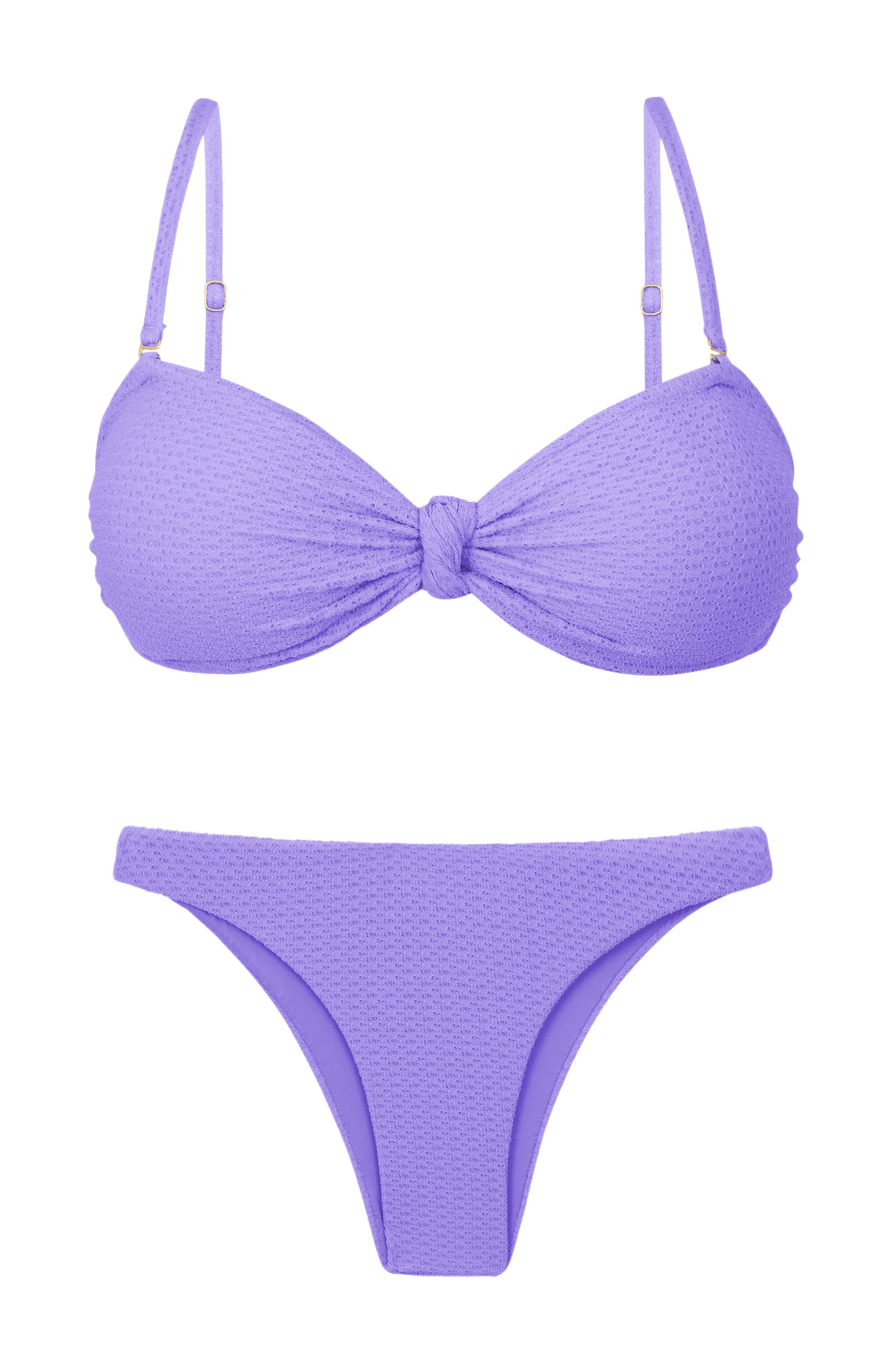 Product Front: Rio De Sol Set Set Bora-Lavanda Bandeau-Joy Leblon