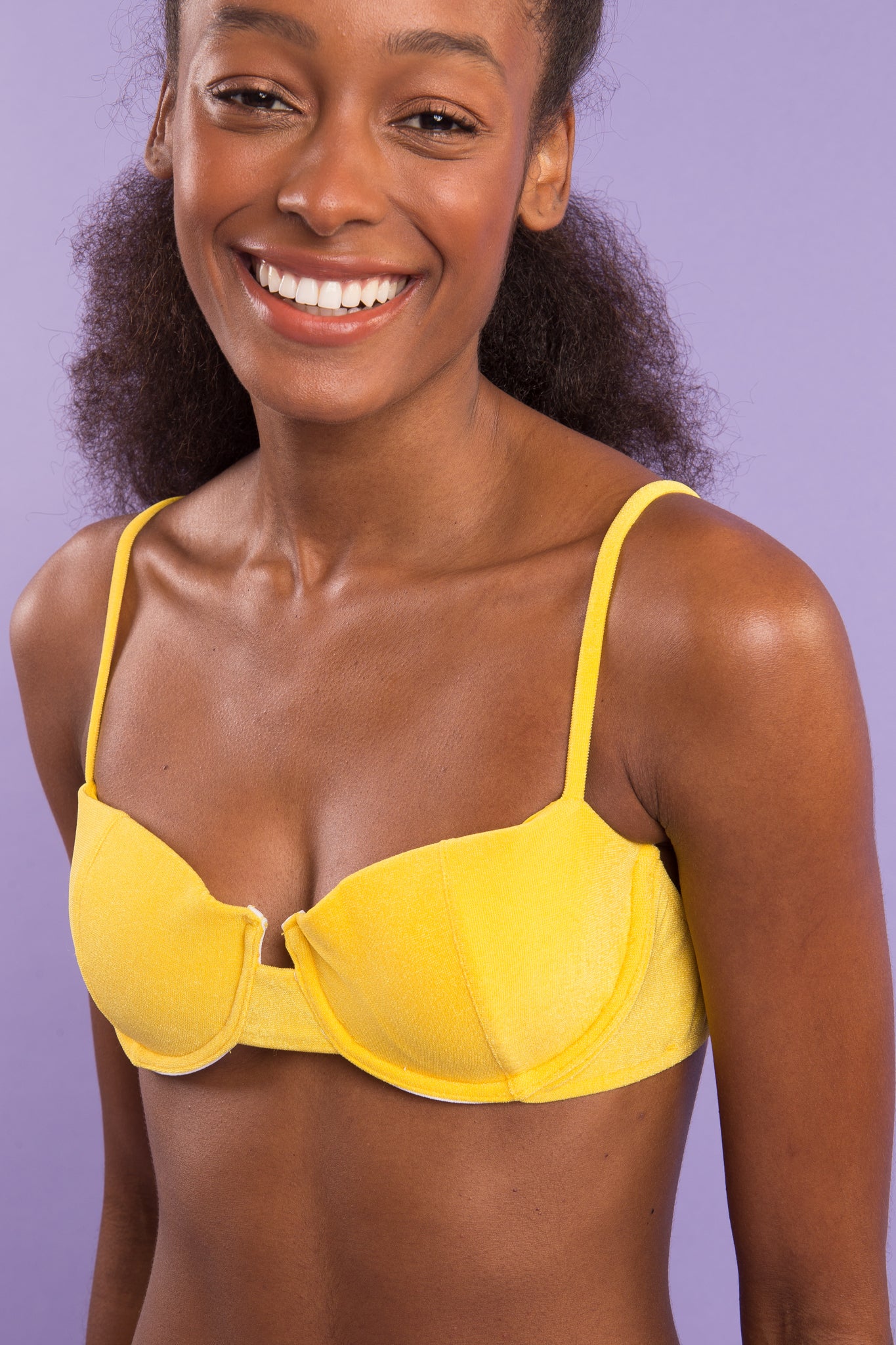 Image 08: Rio De Sol Top Top Malibu-Yellow Balconet