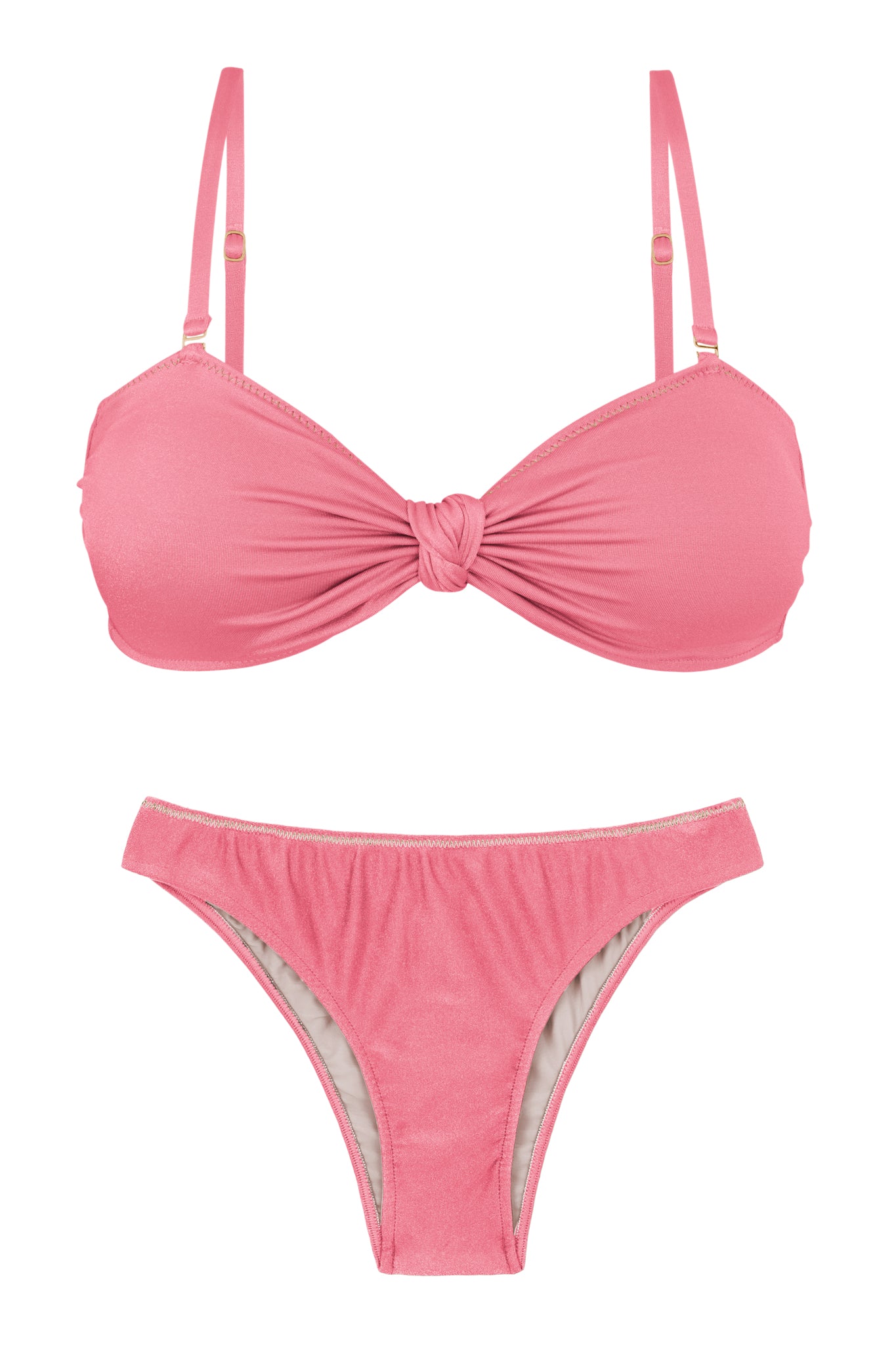 Product Front: Rio De Sol Set Set Shimmer-Confetti Bandeau-Joy Essential