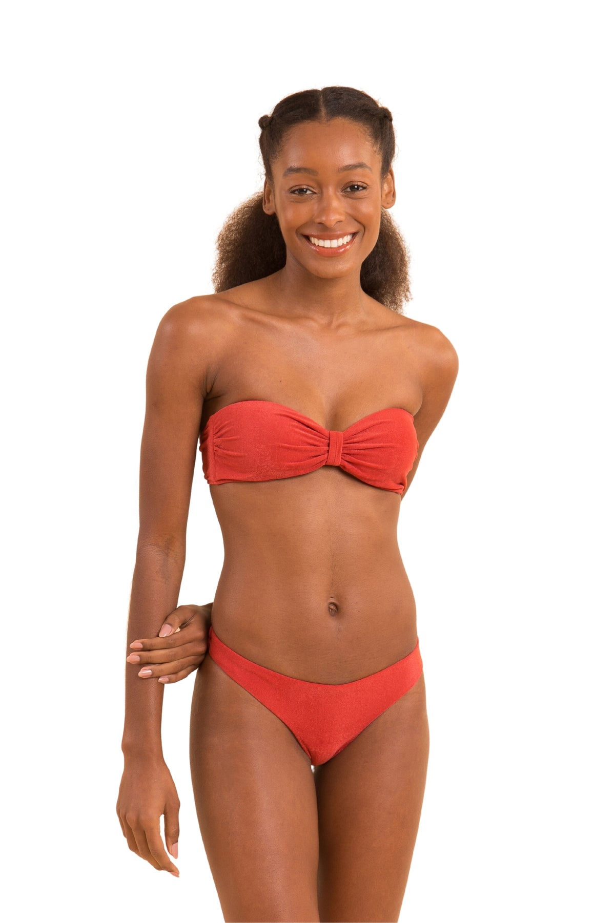 Image 04: Rio De Sol Two Piece Swimwear Set Malibu-Chili Balconet Essential-Comfy