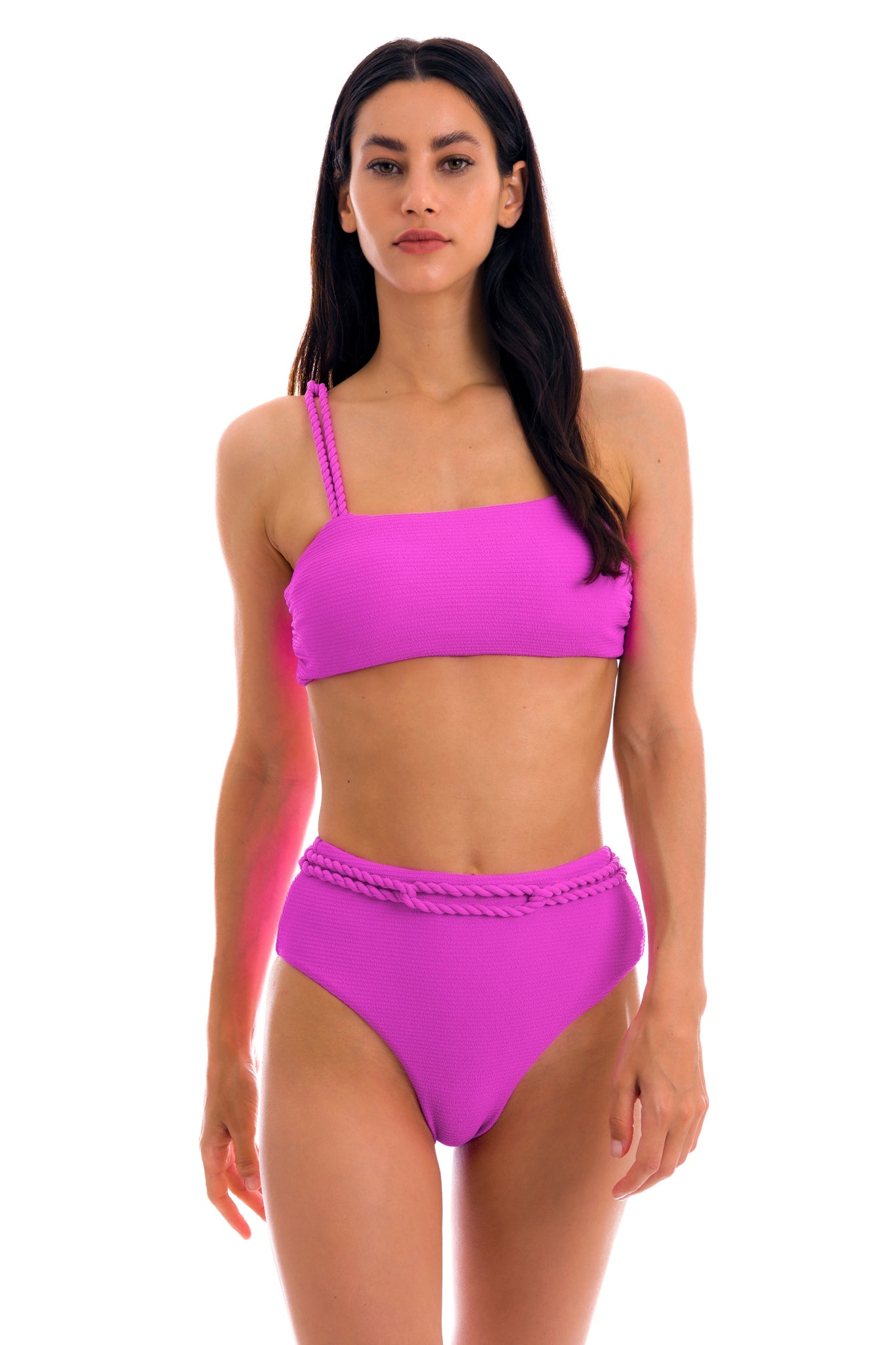 Model Front: Rio De Sol Bottom Bottom St-Tpz-Pink Hotpant-High