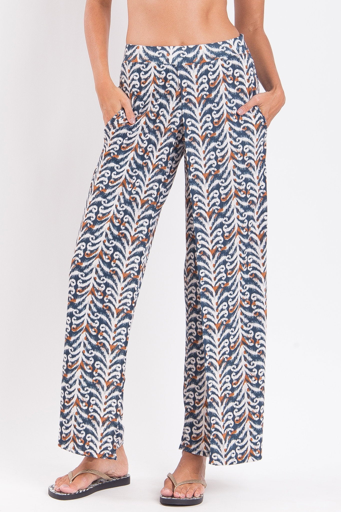 Gallery: Rio De Sol Beach Trousers Ikat Wide Pants