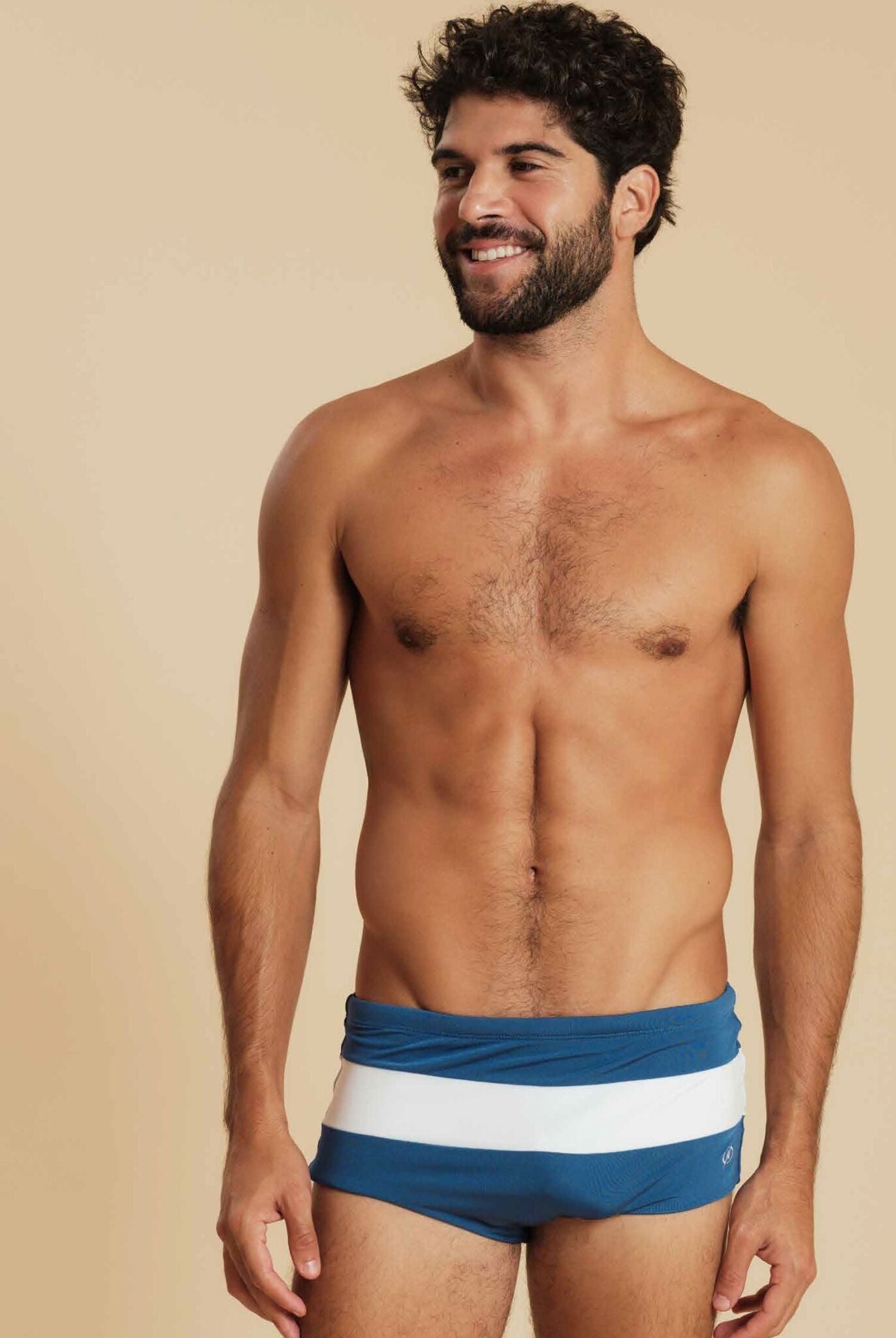 Image 03: Blueman Sunga / Boxer Sunga Army Crepúsculo Bicolor Liso Azul