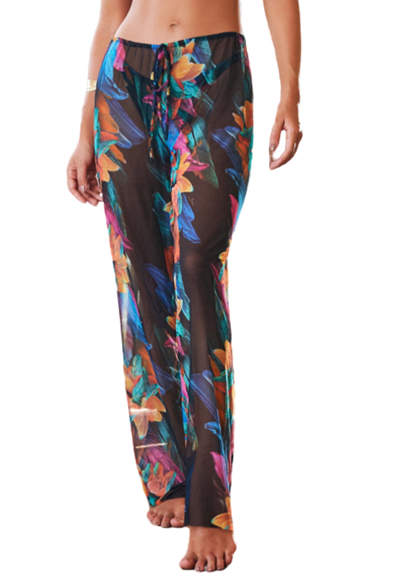 Gallery: Lua Morena Beach Trousers Calca Tule Brinco Preto