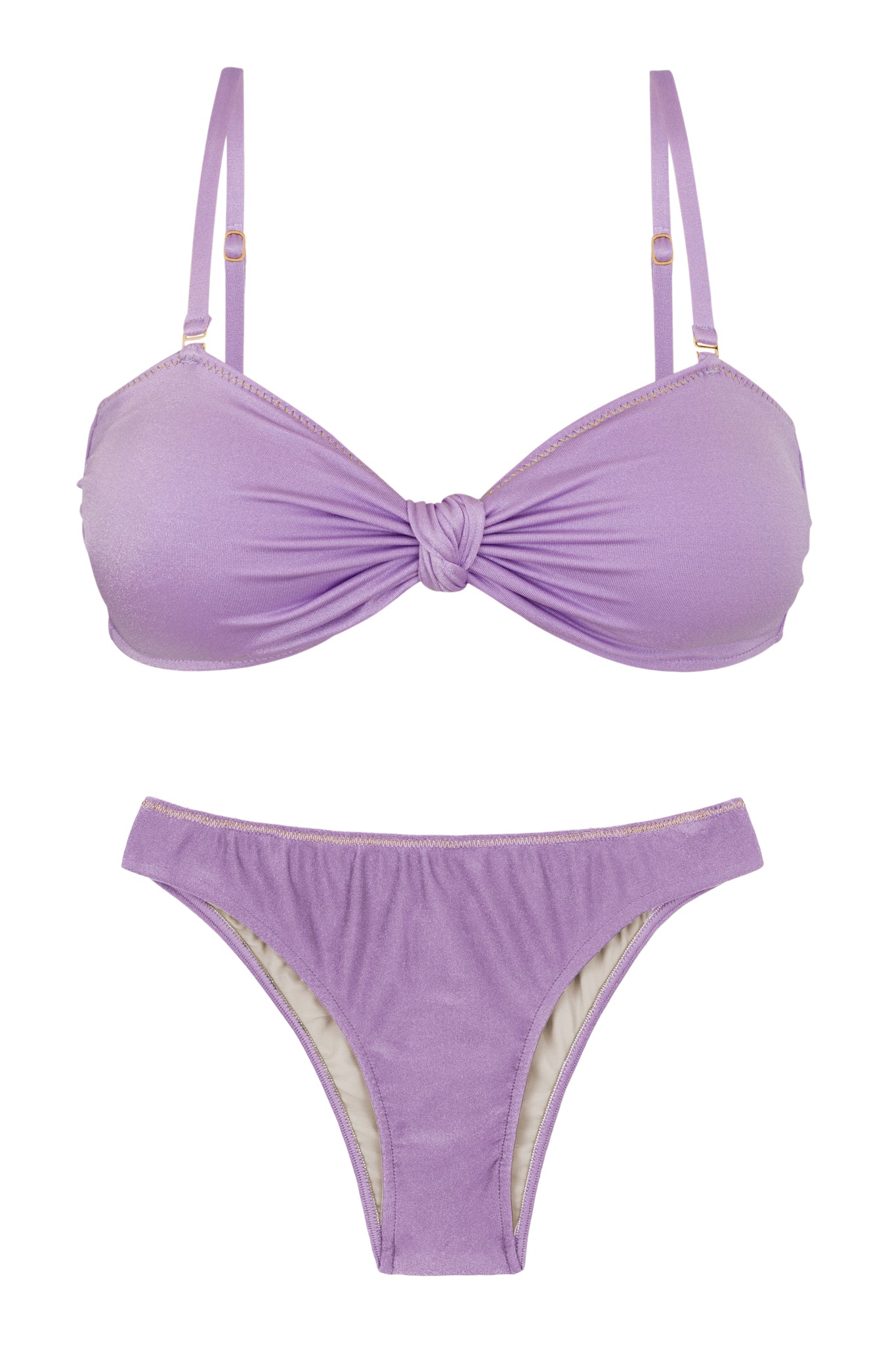 Product Front: Rio De Sol Set Set Shimmer-Harmonia Bandeau-Joy Essential