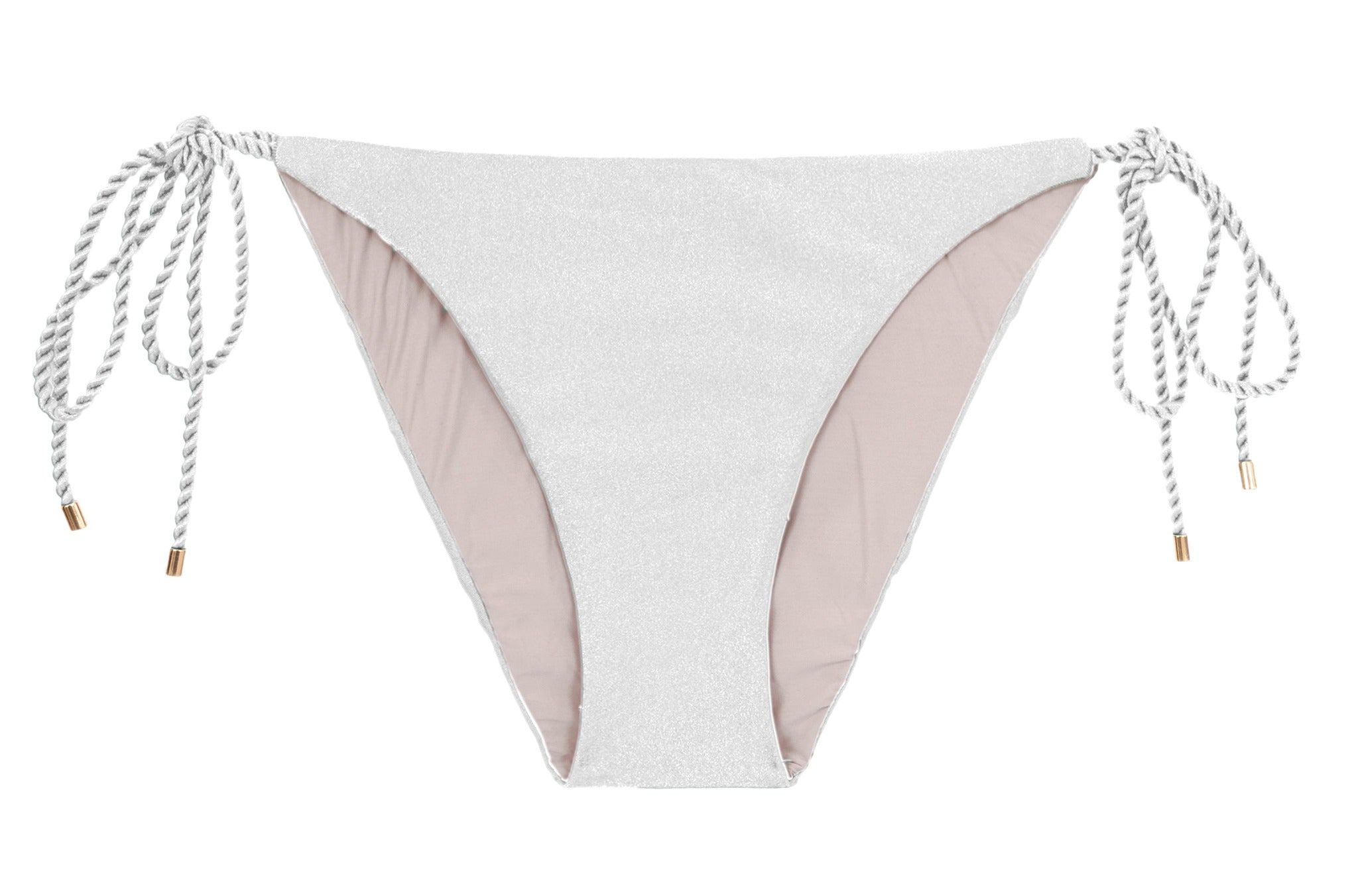 Product Front: Rio De Sol Bottom Bottom Shimmer-White Ibiza-Rope