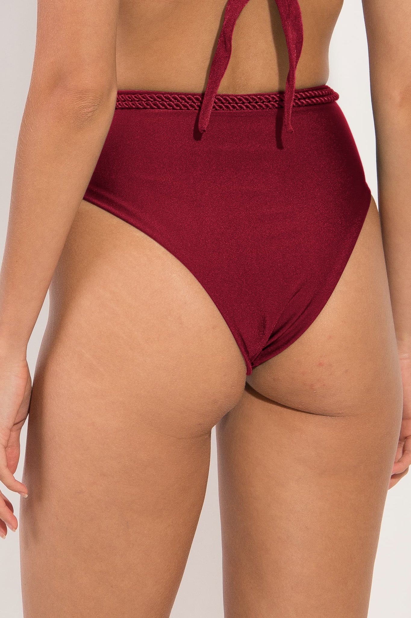 Image 06: Rio De Sol Bottom Bottom Shimmer-Divino Belted-High-Waist