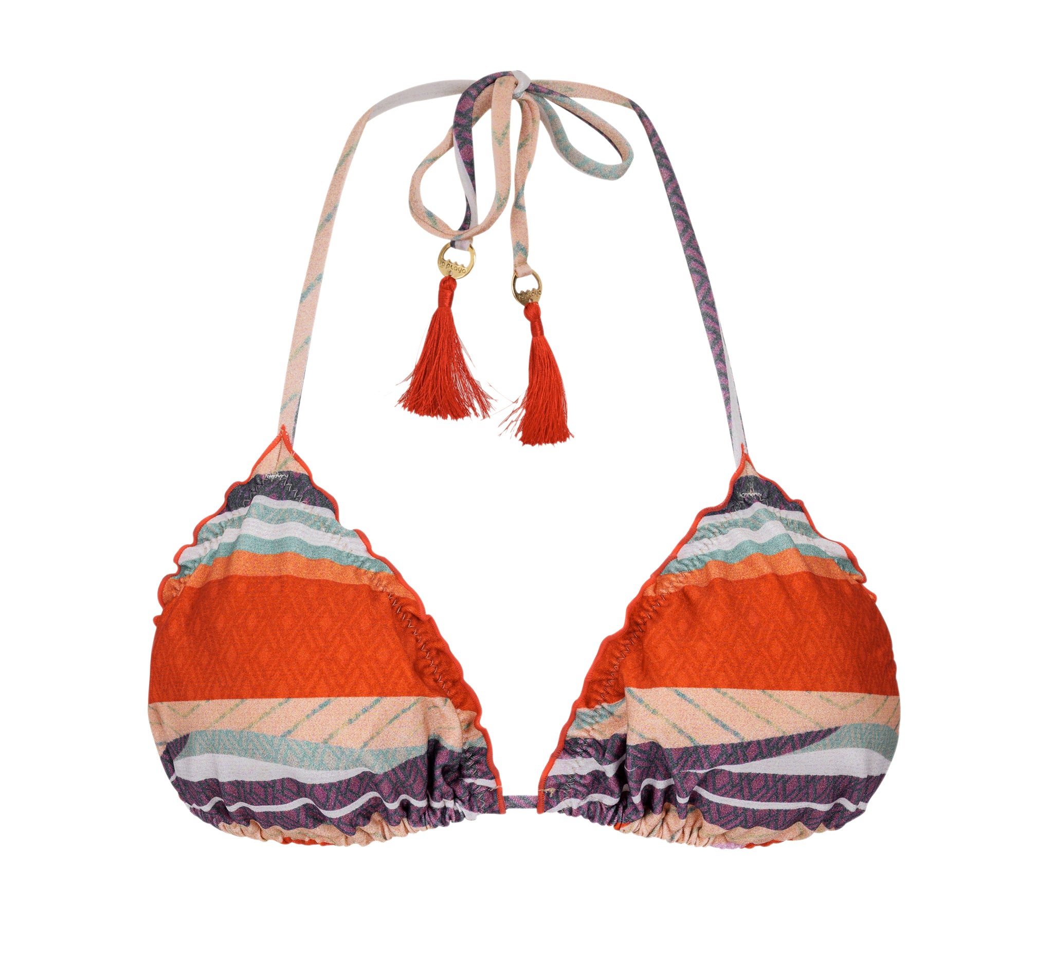 Product Front: La Playa Top Top Scrunch Navy