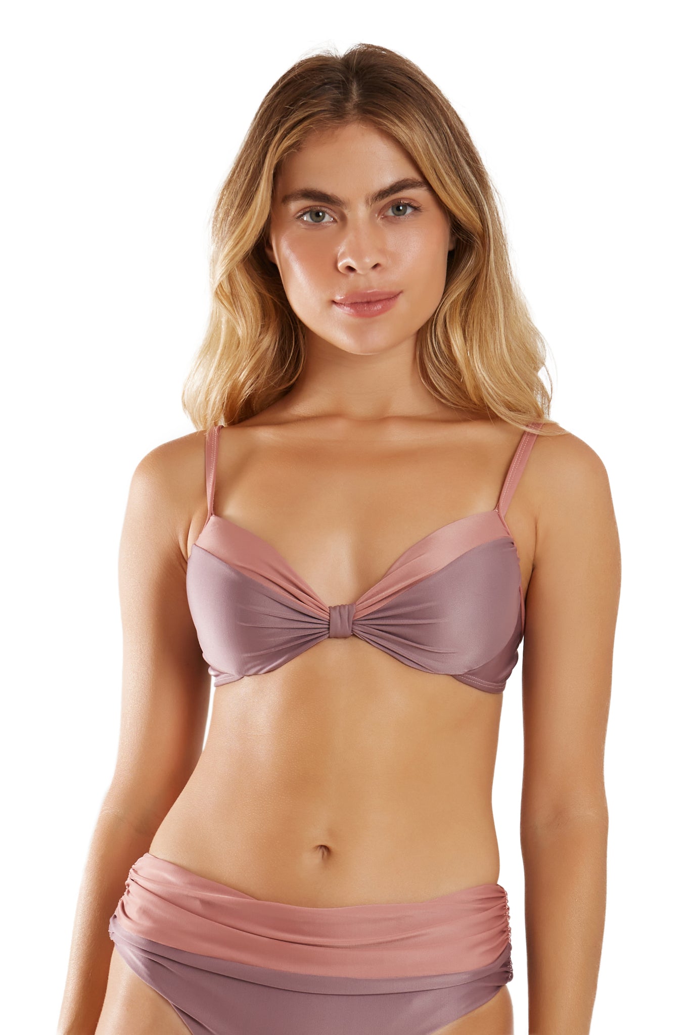 Gallery: Blueman Top Top Bardot Bicolor Roxo