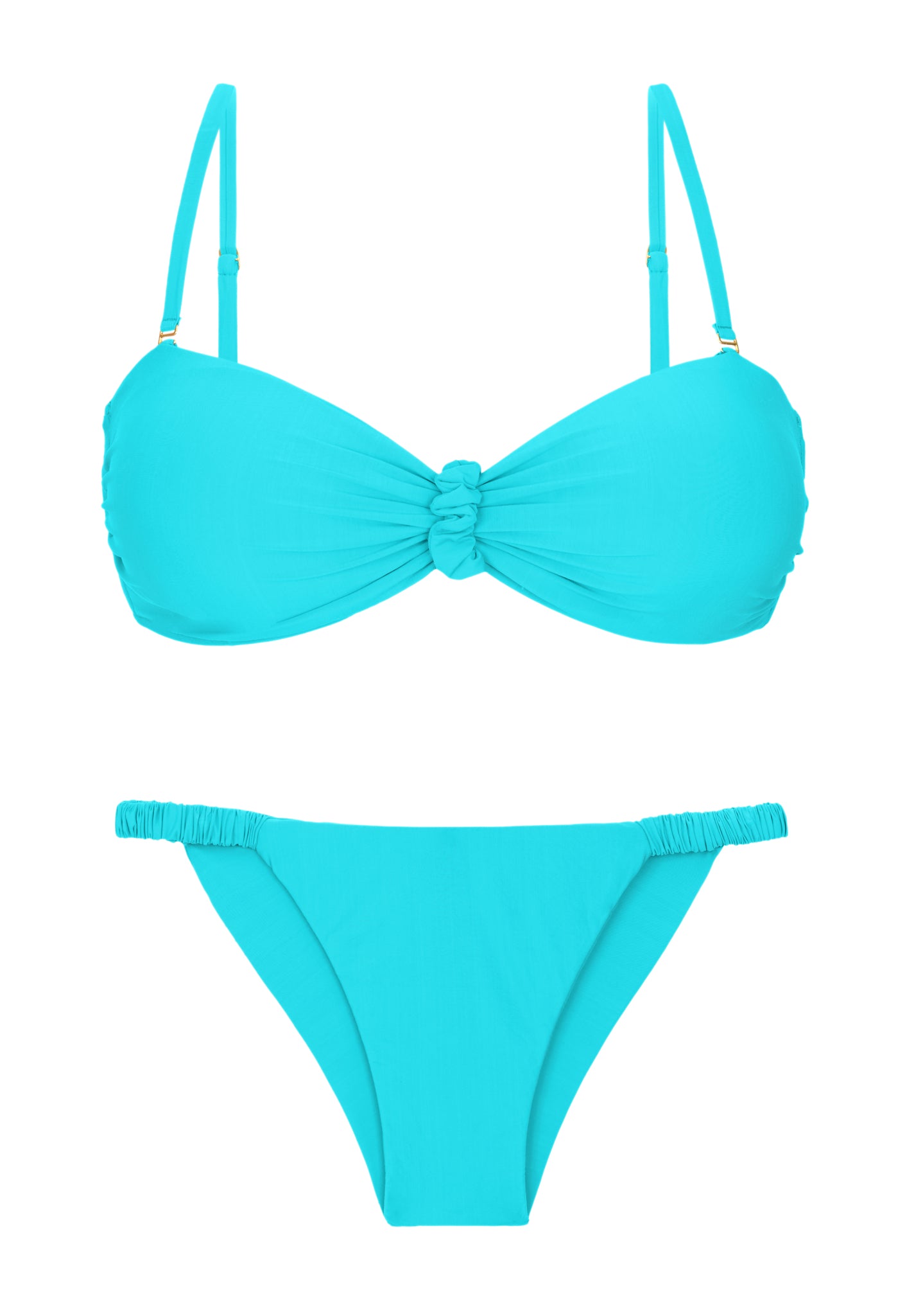Product Front: Rio De Sol Set Set Miami Bandeau-Crispy Cheeky-Crispy