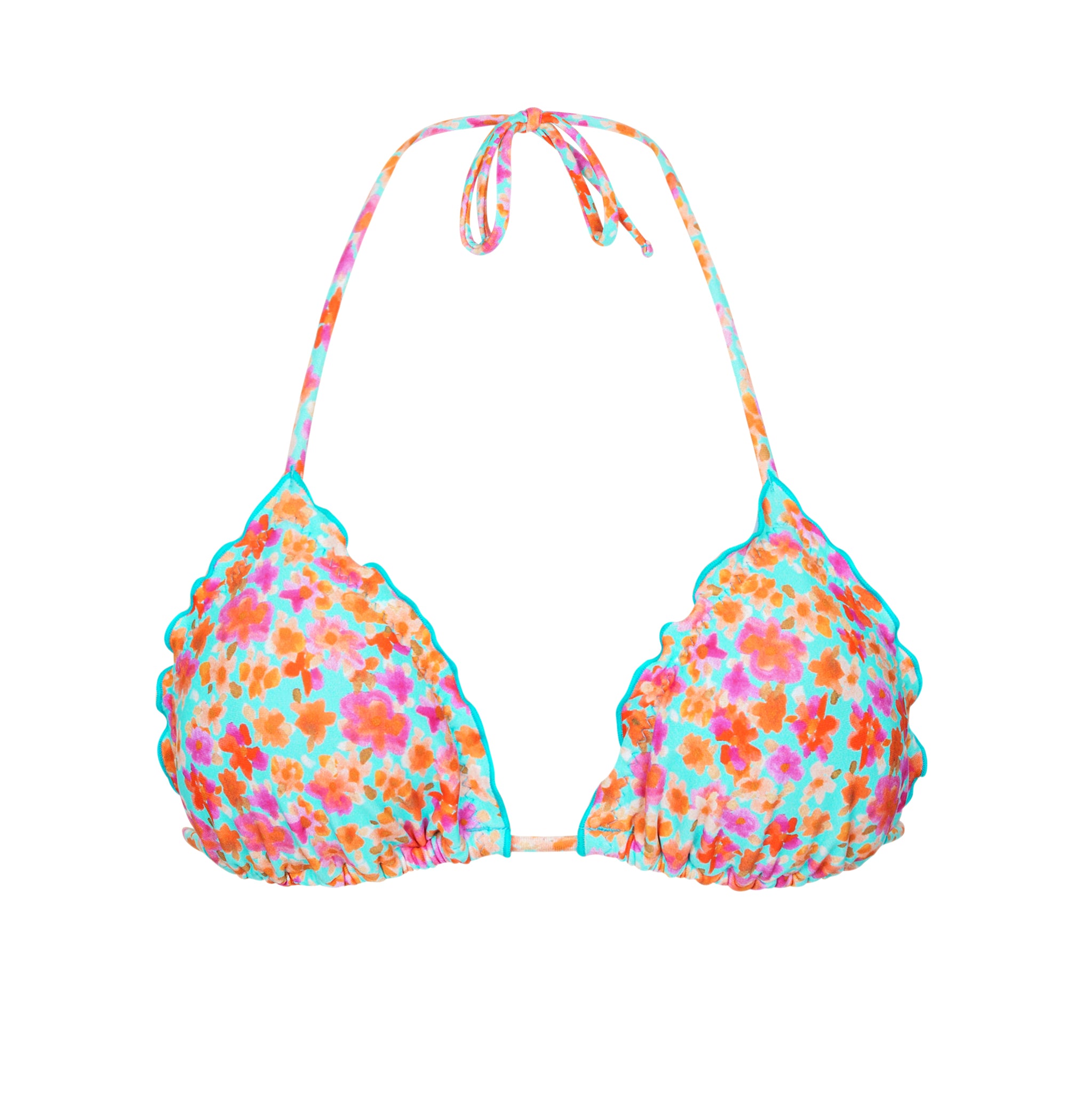 Product Front: Rio De Sol Top Top Ditsy-Sky Frufru