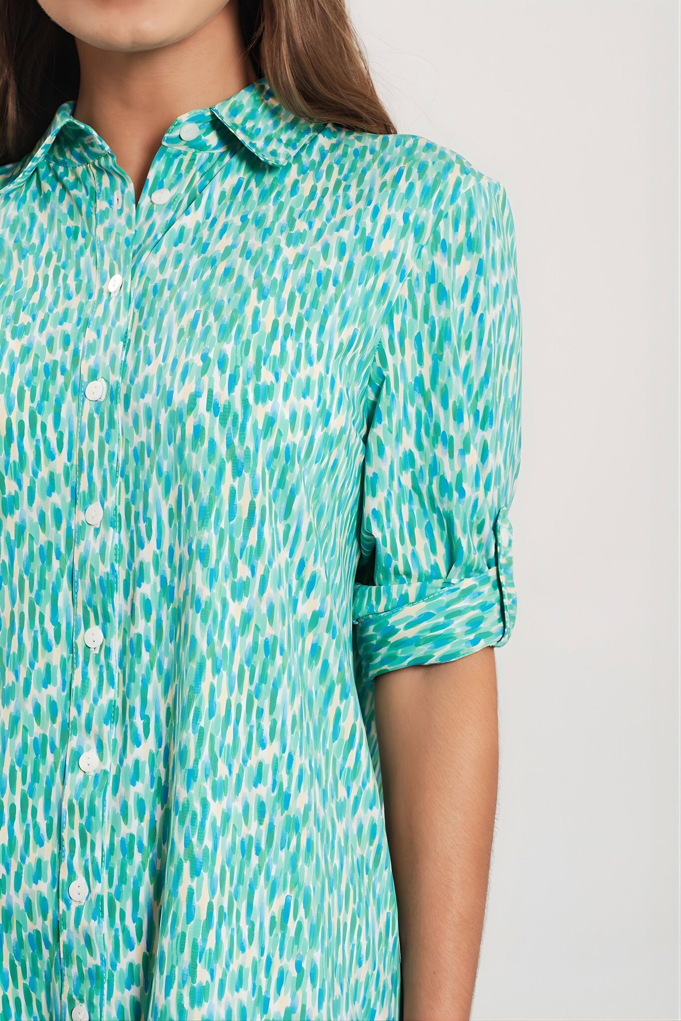 Image 02: Blueman Shirtdress Reflexo Shirtdress