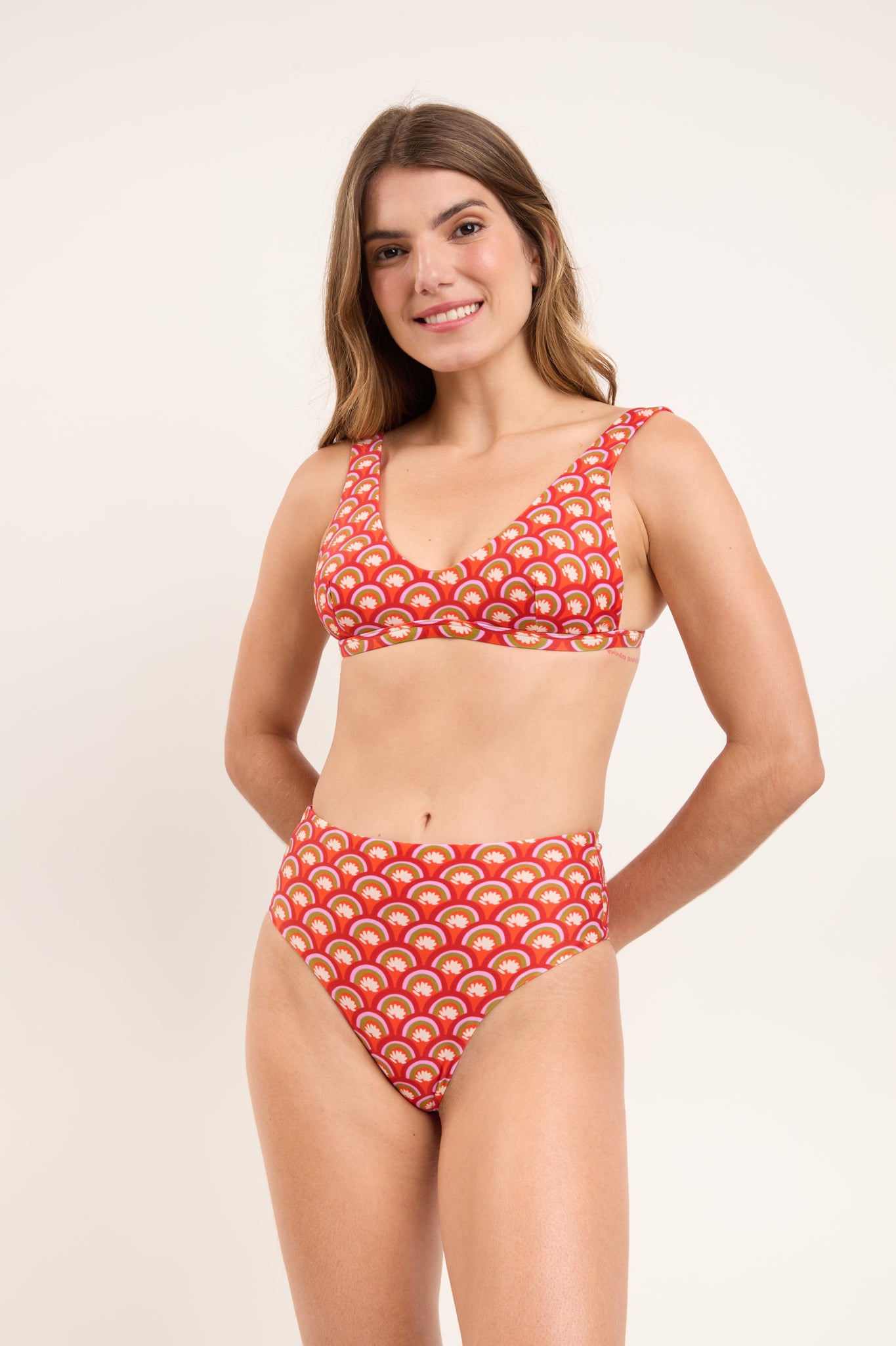 Image 06: Rio De Sol Bottom Bottom Floral-Scales Hotpants