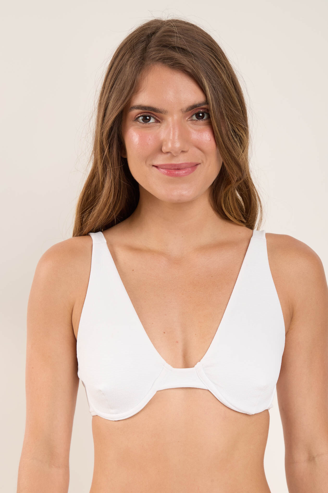 Gallery: Rio De Sol Top Top Sand-White Chantal