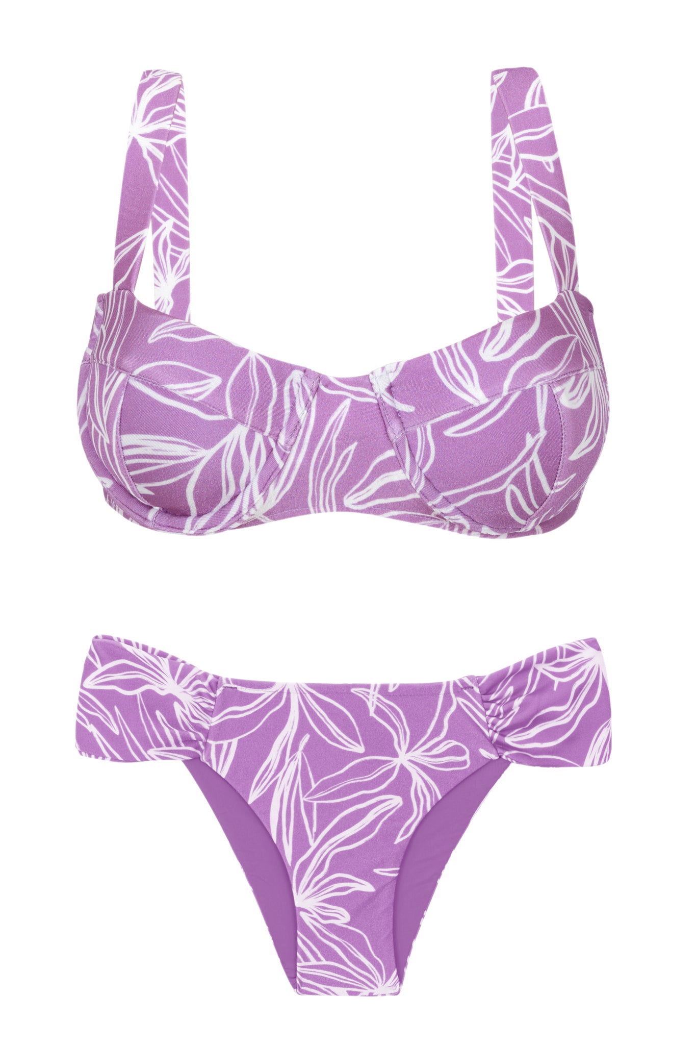 Product Front: Rio De Sol Set Set Trail-Purple Amelia Baobi