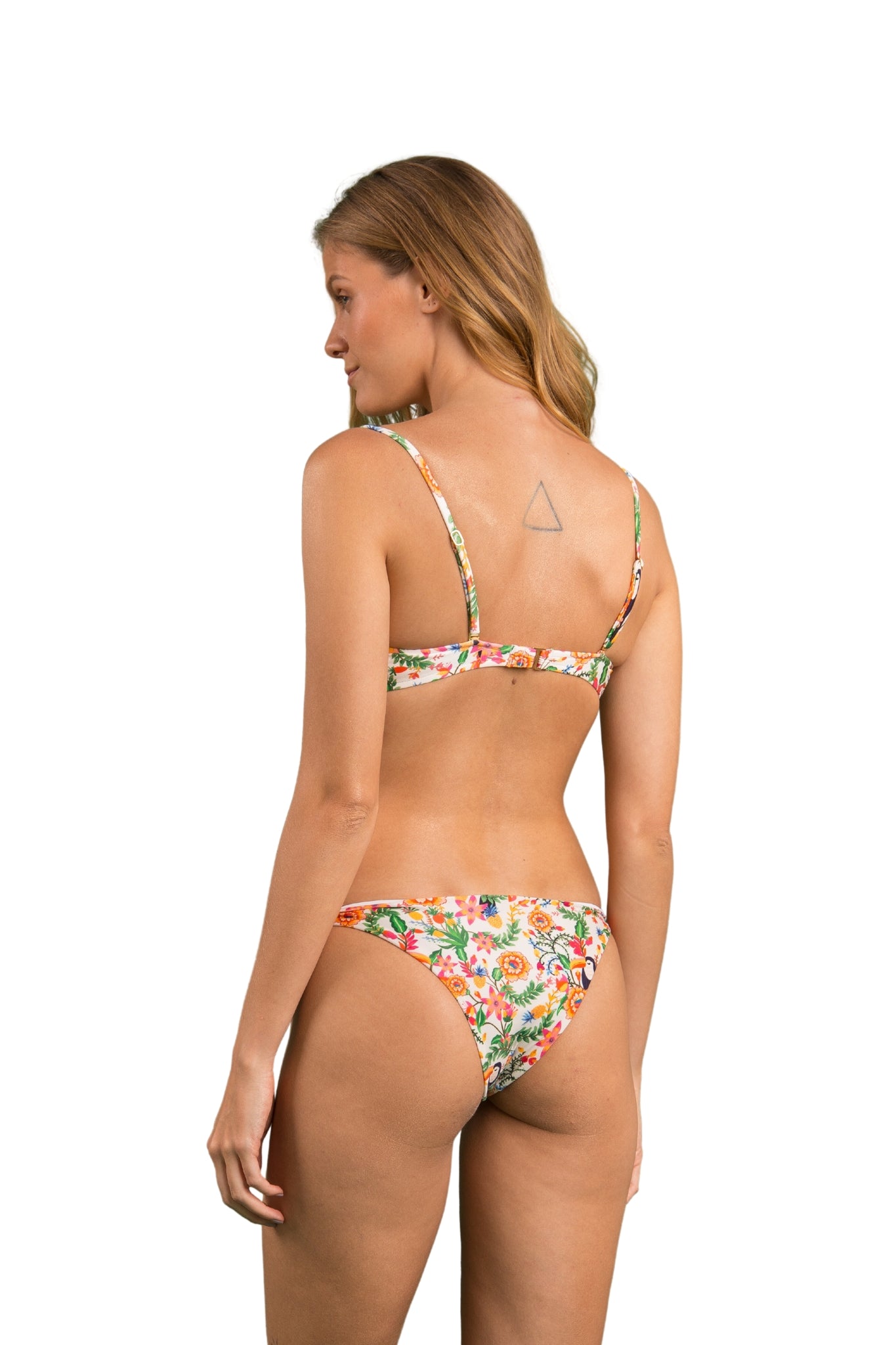 Model Back: Rio De Sol Set Set Boho Bandeau-Joy Leblon