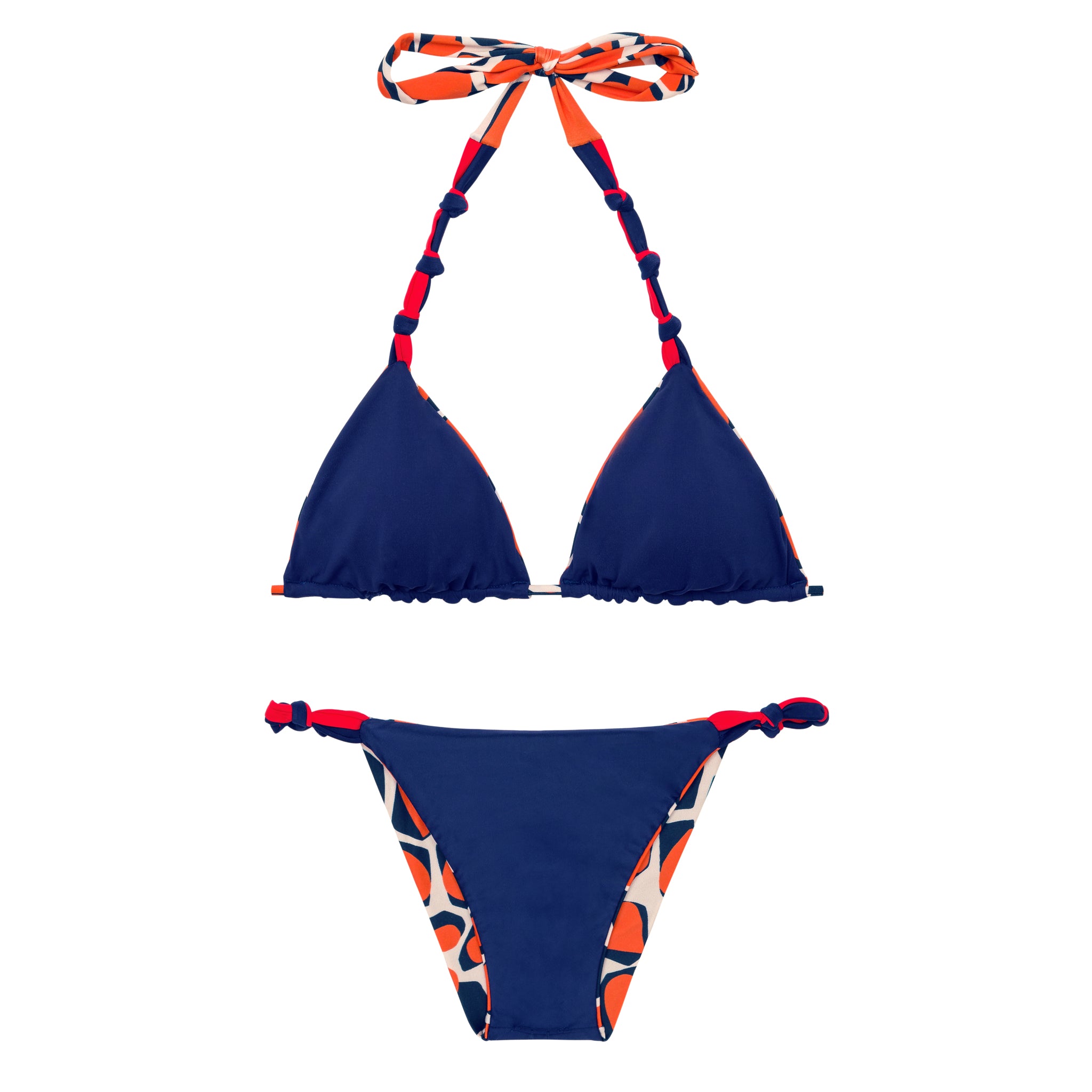 Product Back: Rio De Sol Set Set Amore-Red Tri-Rev Essential-Rev