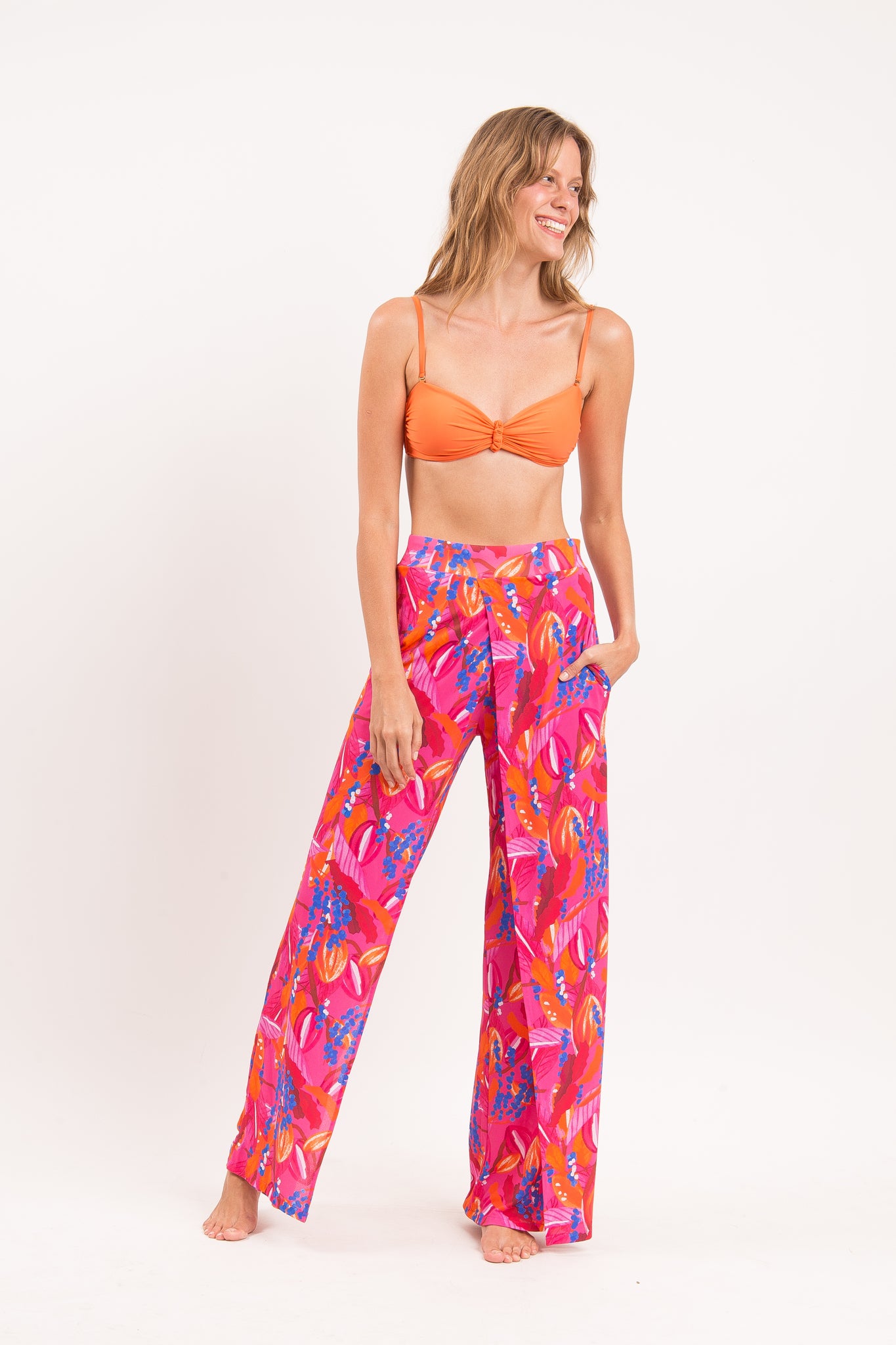 Image 08: Rio De Sol Beach Trousers Flavors Wide Pants