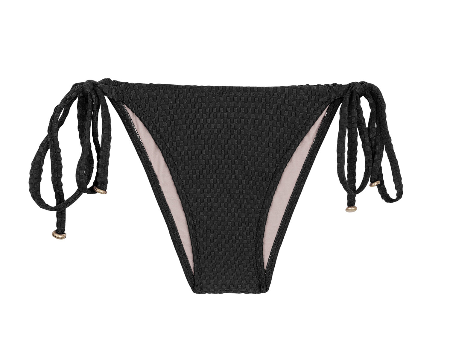 Product Front: Rio De Sol Bottom Bottom Cloque Preto Balconet