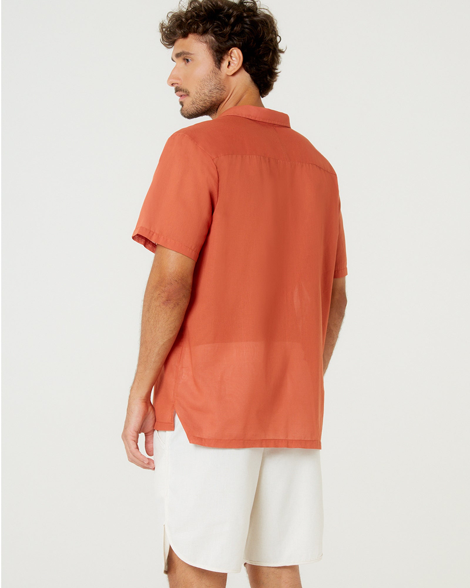 Image 04: Blueman T-Shirt For Men Camisa Free Soft Marrom