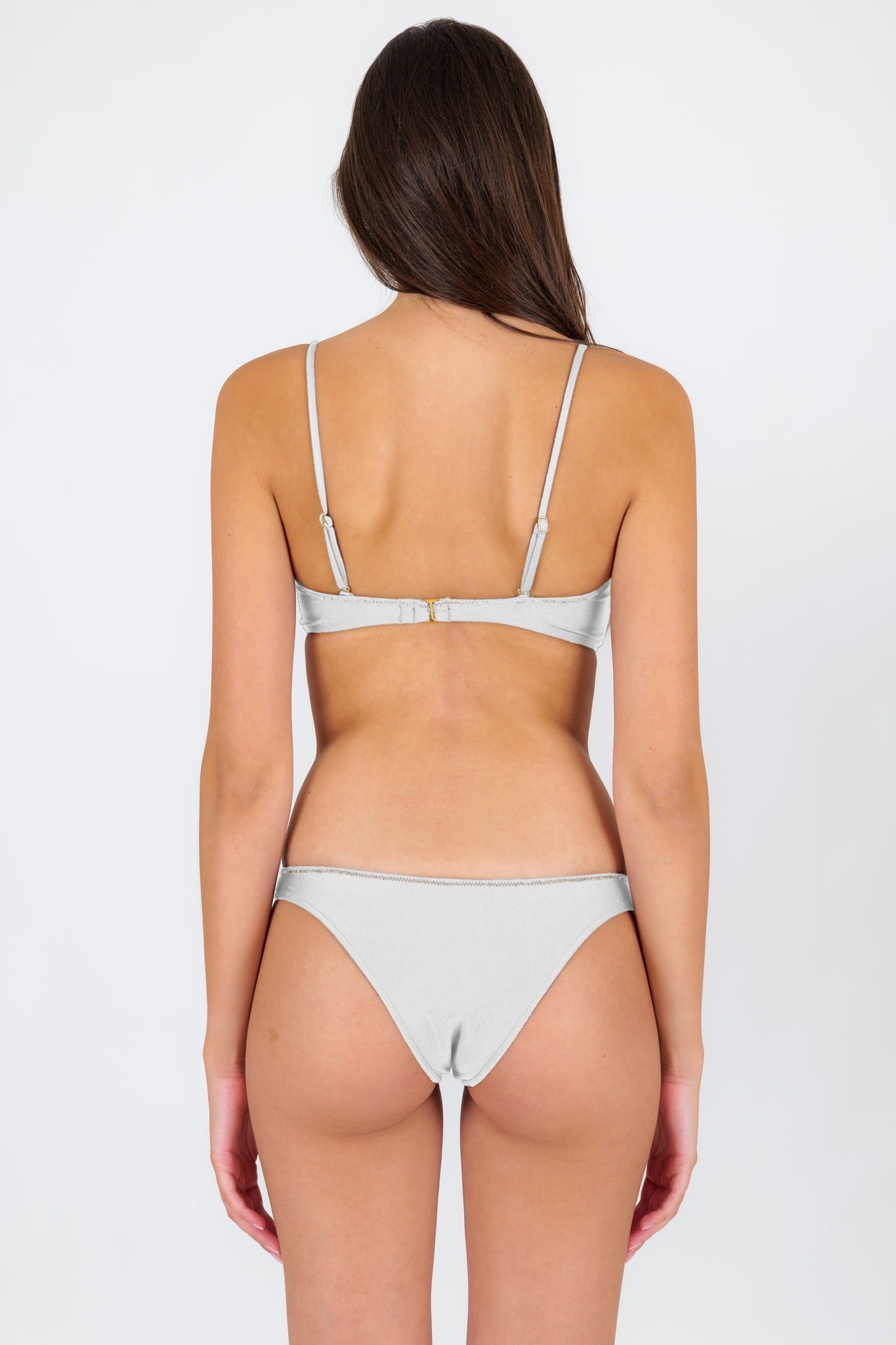 Model Back: Rio De Sol Bottom Bottom Shimmer-White Essential