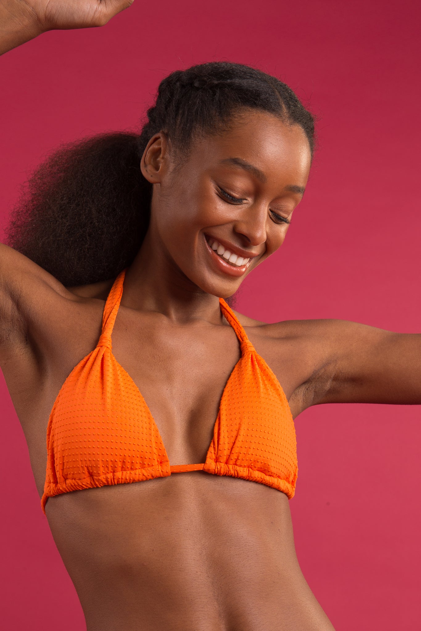 Image 08: Rio De Sol Top Top Dots-Orange Mel