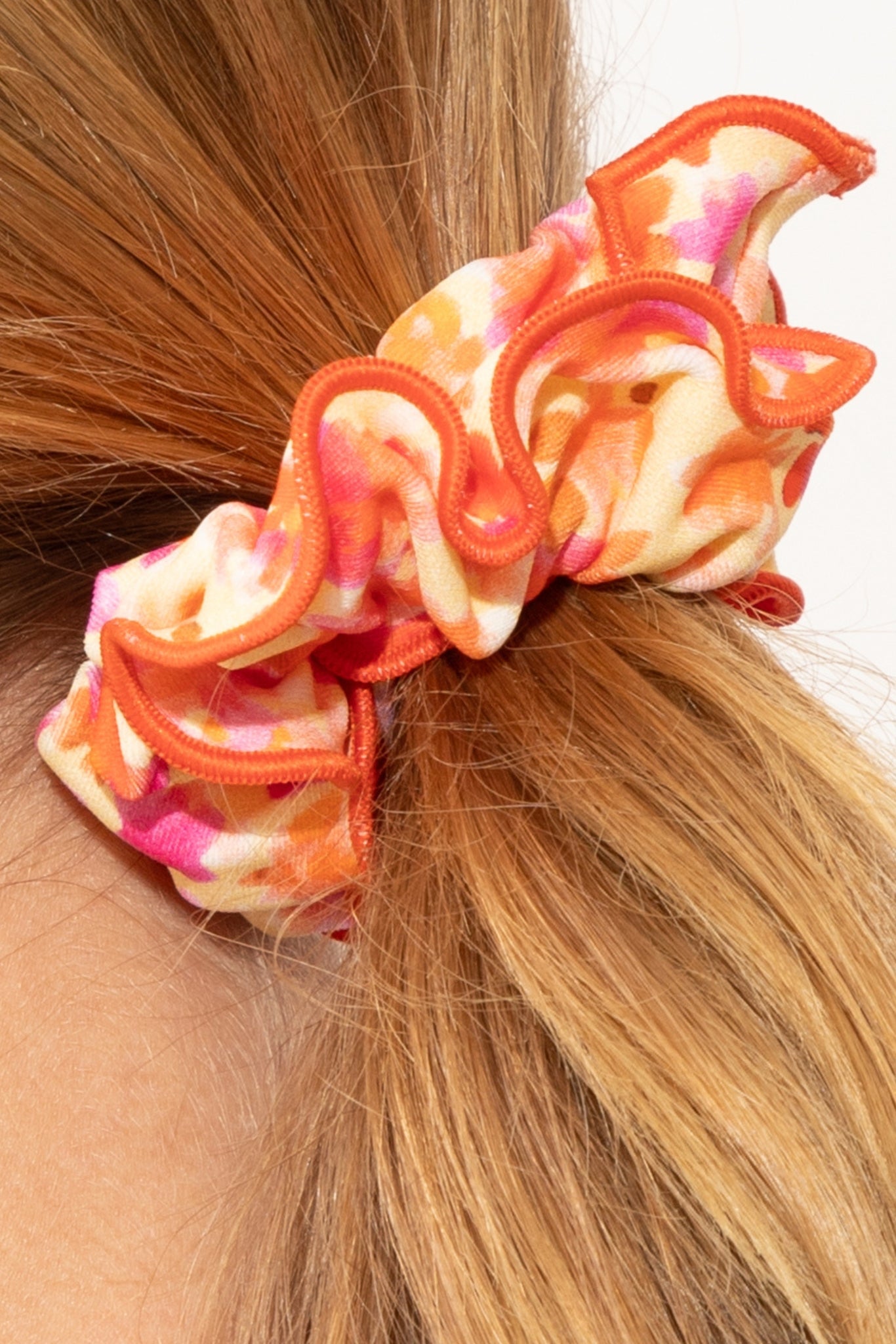 Image 05: Rio De Sol Hair Accessory Ditsy-Butter Scrunchie