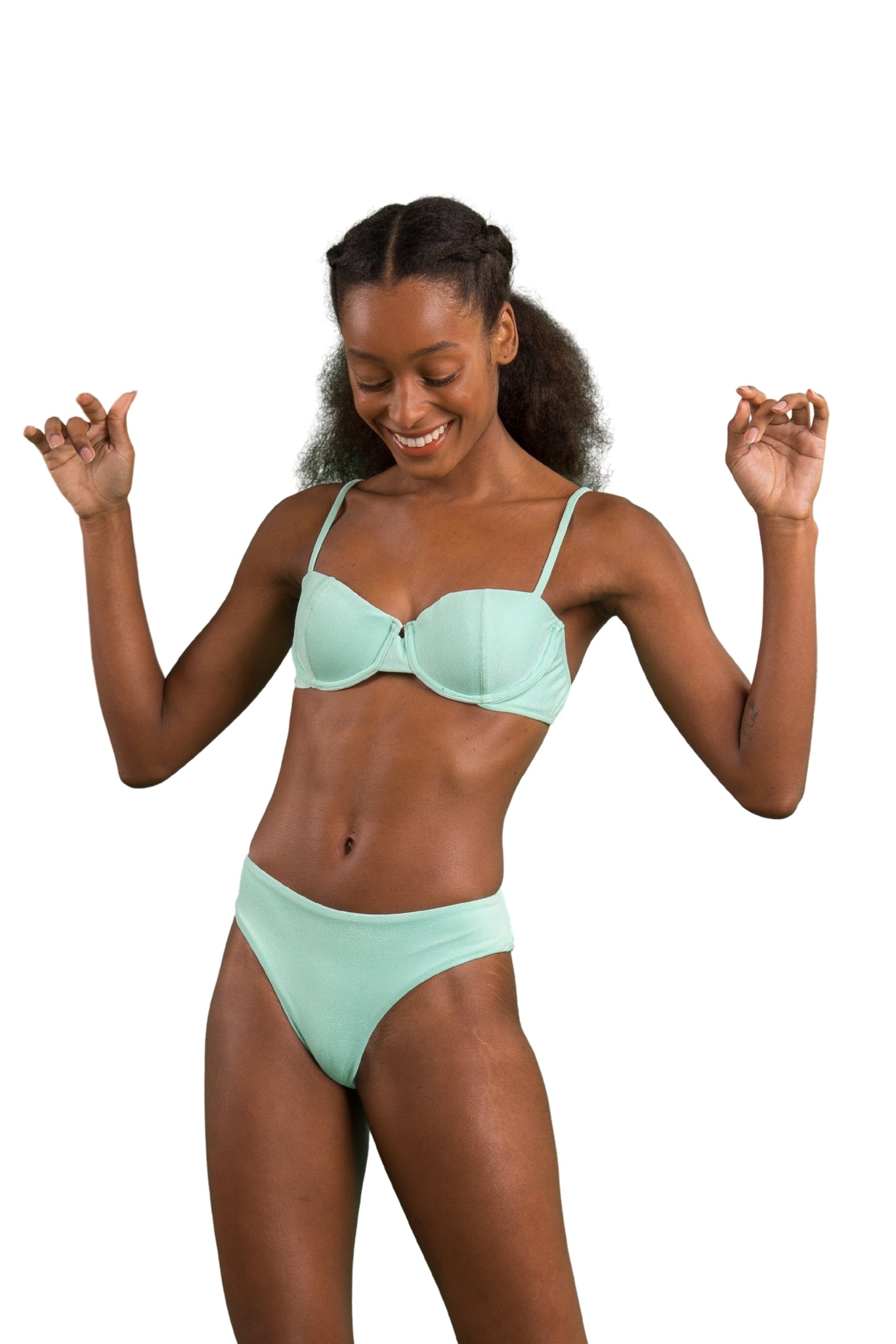 Model Front: Rio De Sol Top Top Malibu-Menta Balconet