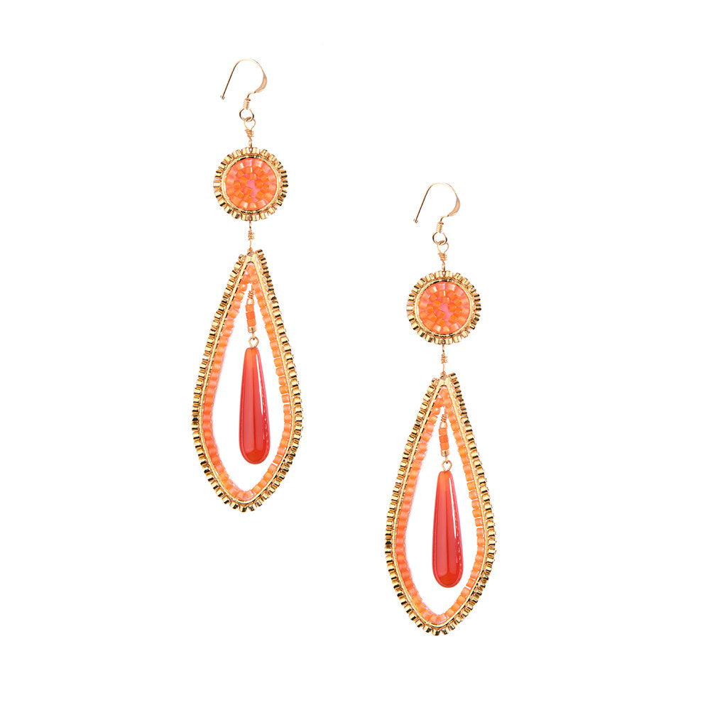 Model Front: Mishky Earrings Ava Gp-L-1726