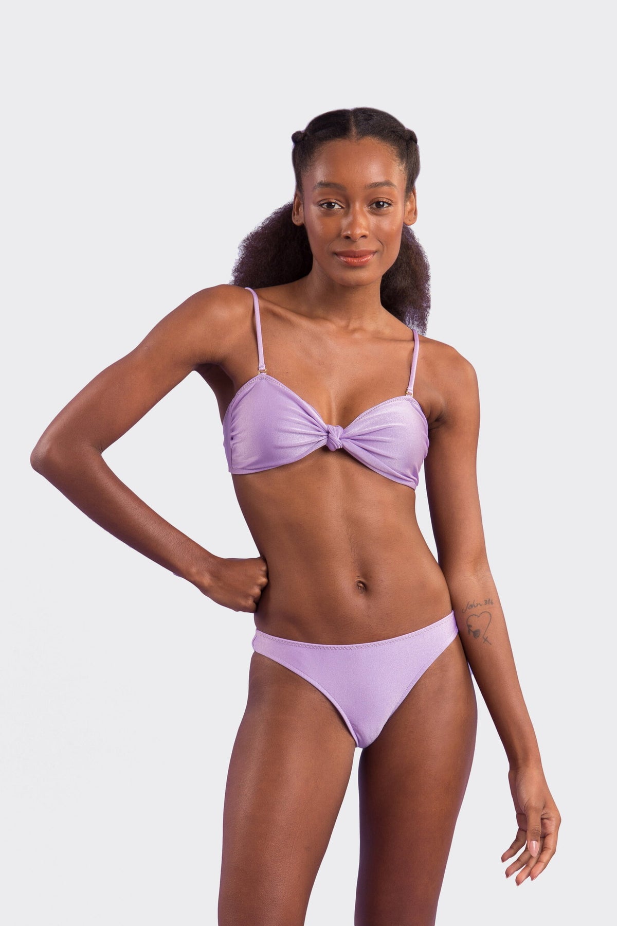 Image 04: Rio De Sol Two Piece Swimwear Set Shimmer-Harmonia Bandeau-Joy Essential