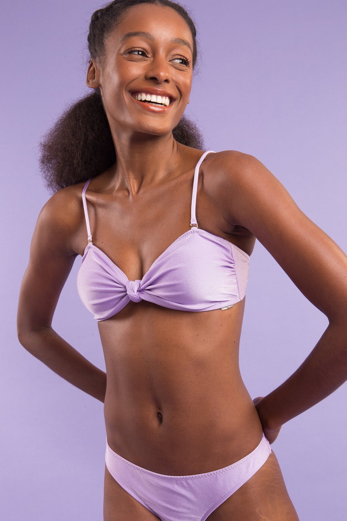 Image 09: Rio De Sol Two Piece Swimwear Set Shimmer-Harmonia Bandeau-Joy Essential