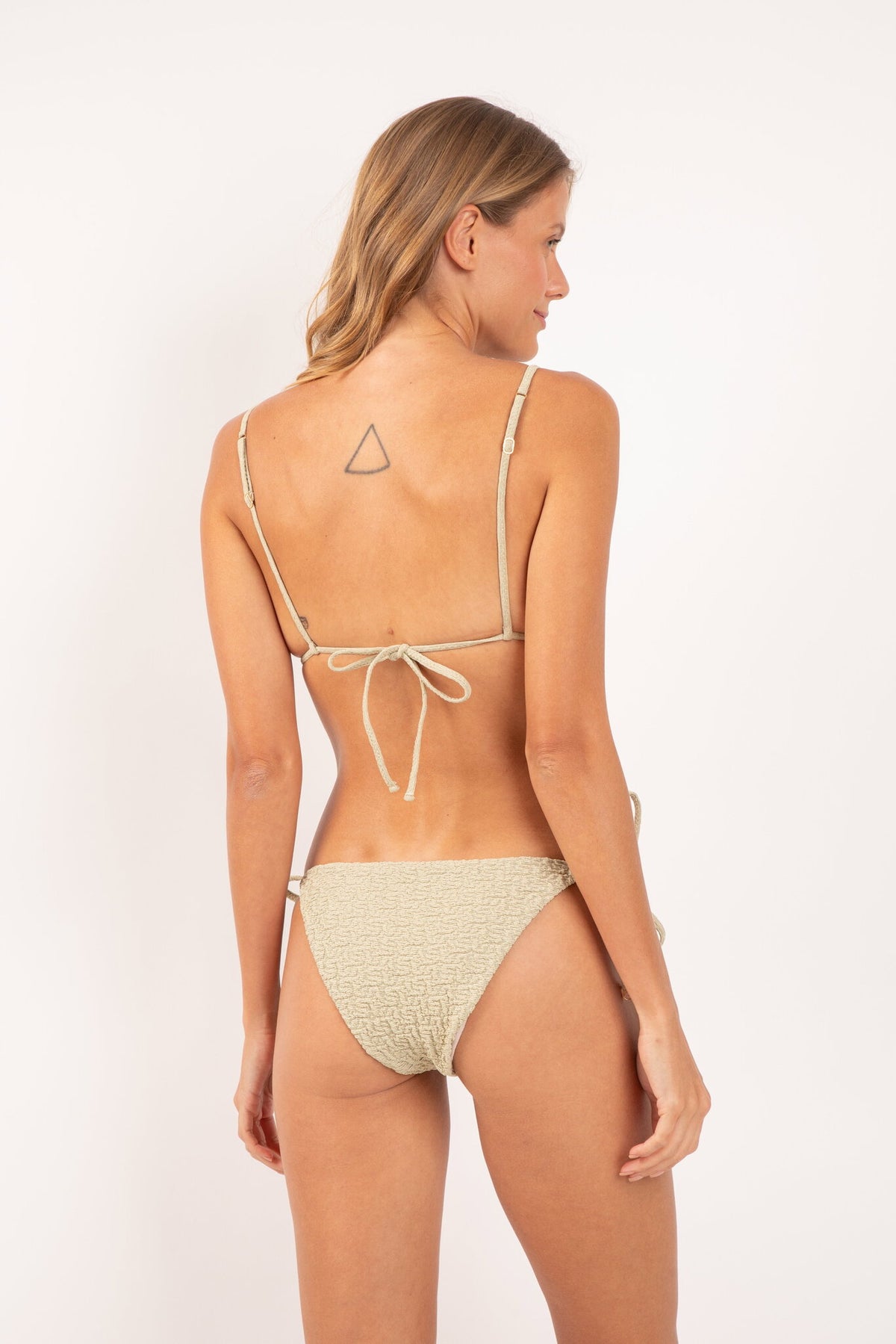 Model Back: Rio De Sol Bikini Bottoms Bottom Brisa-Pistache Ibiza-Comfy