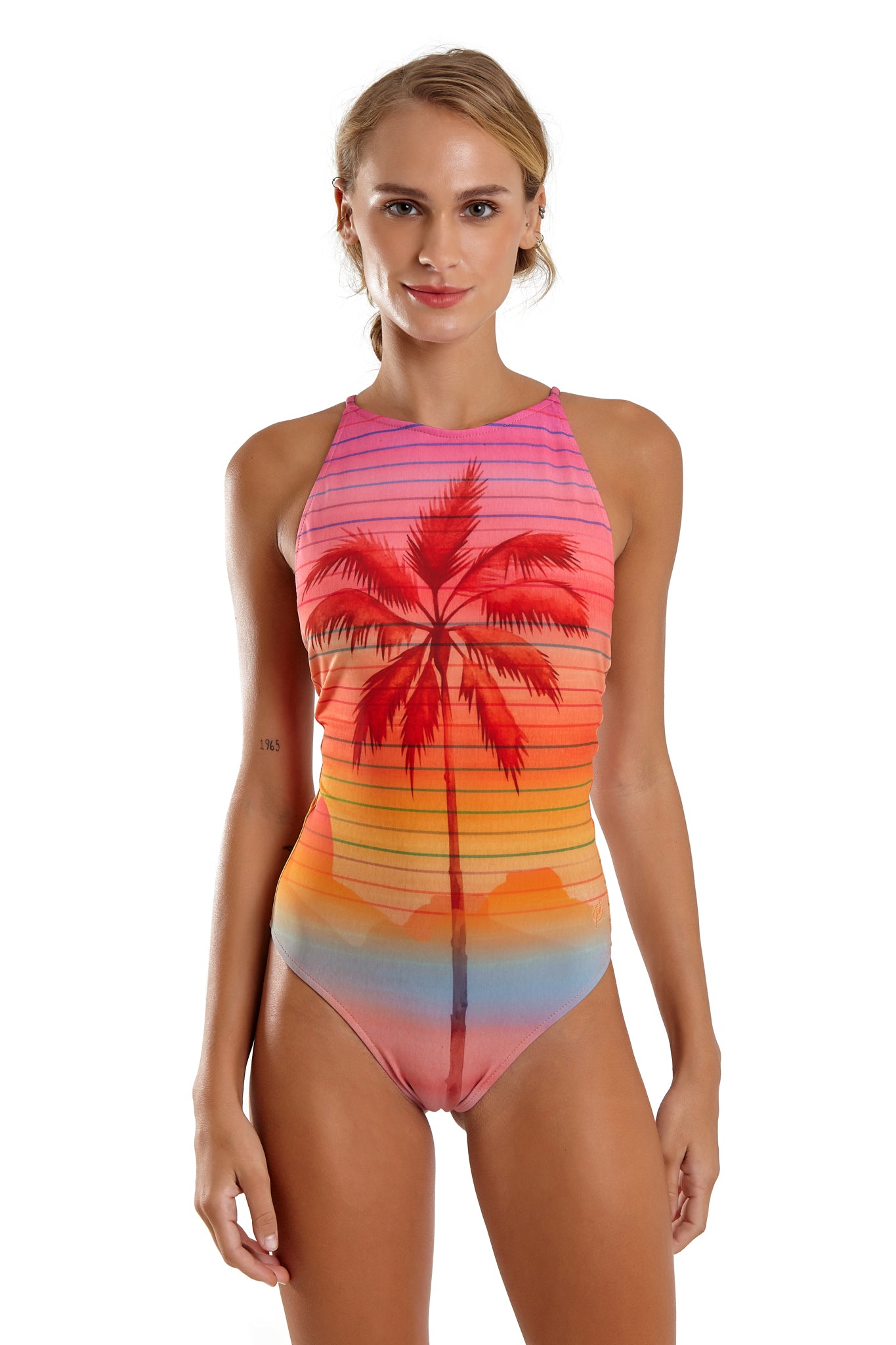 Gallery: Blueman One-Piece Maio Nadador Localizado Sunset