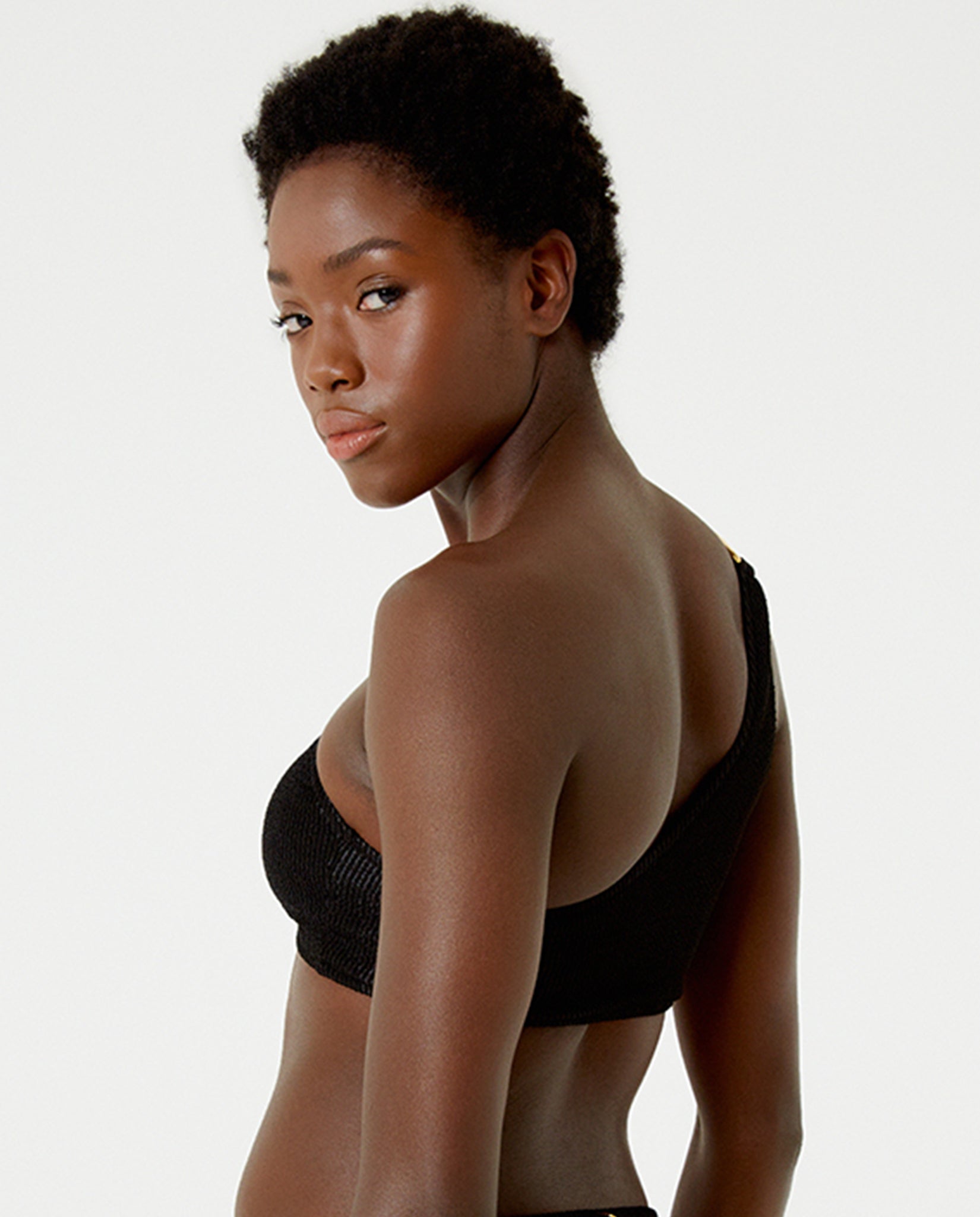 Image 05: Blueman Top Top Textura Wavy Shine Preto