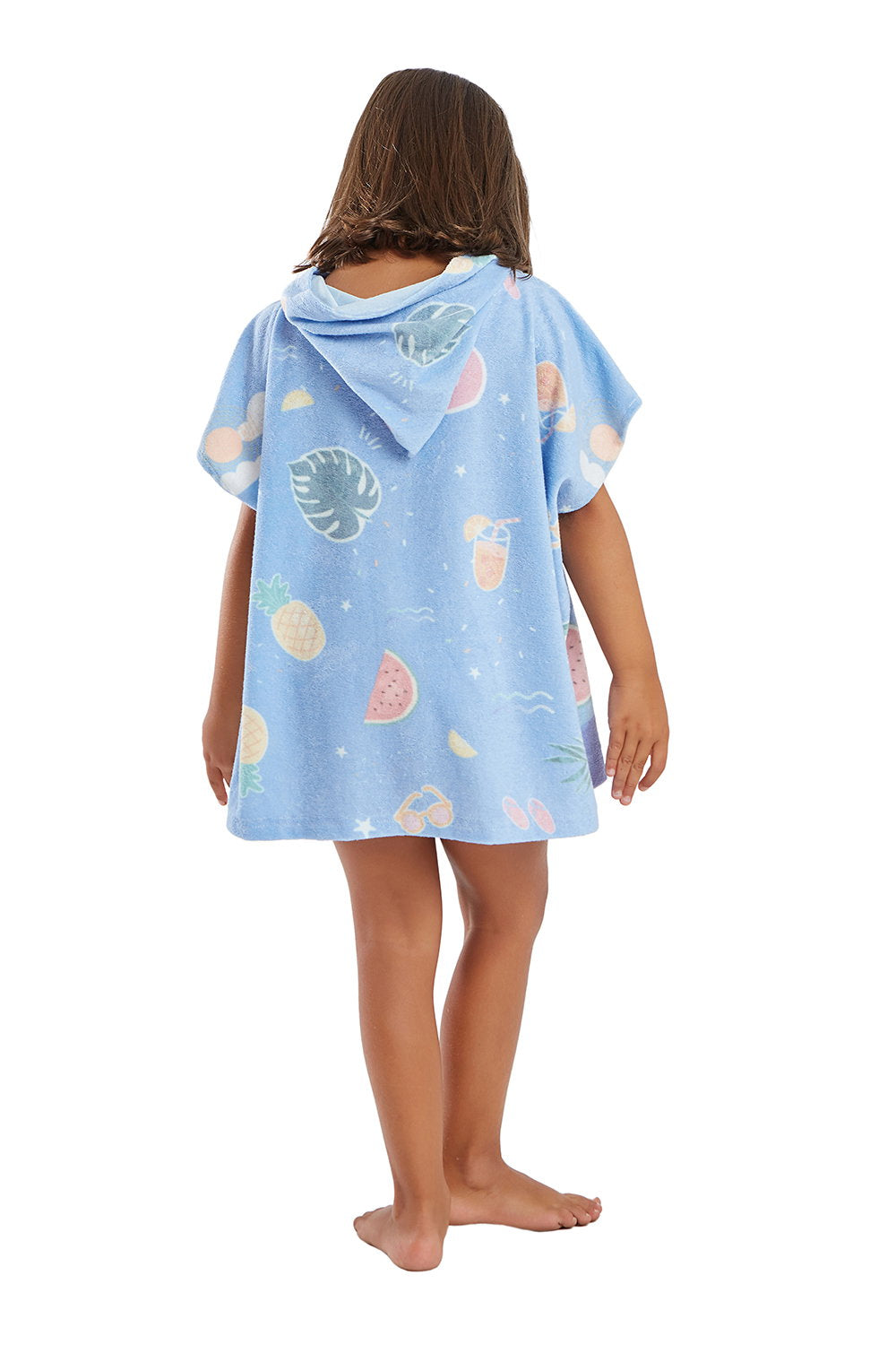 Model Back: Blueman Towels Poncho Mini Surfer Sticker