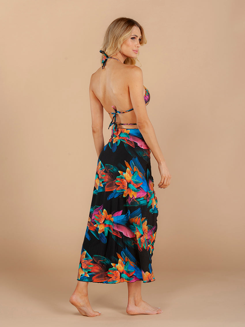 Image 05: Lua Morena Maxi Dresses Multiformas Argola Uv Brinco Preto