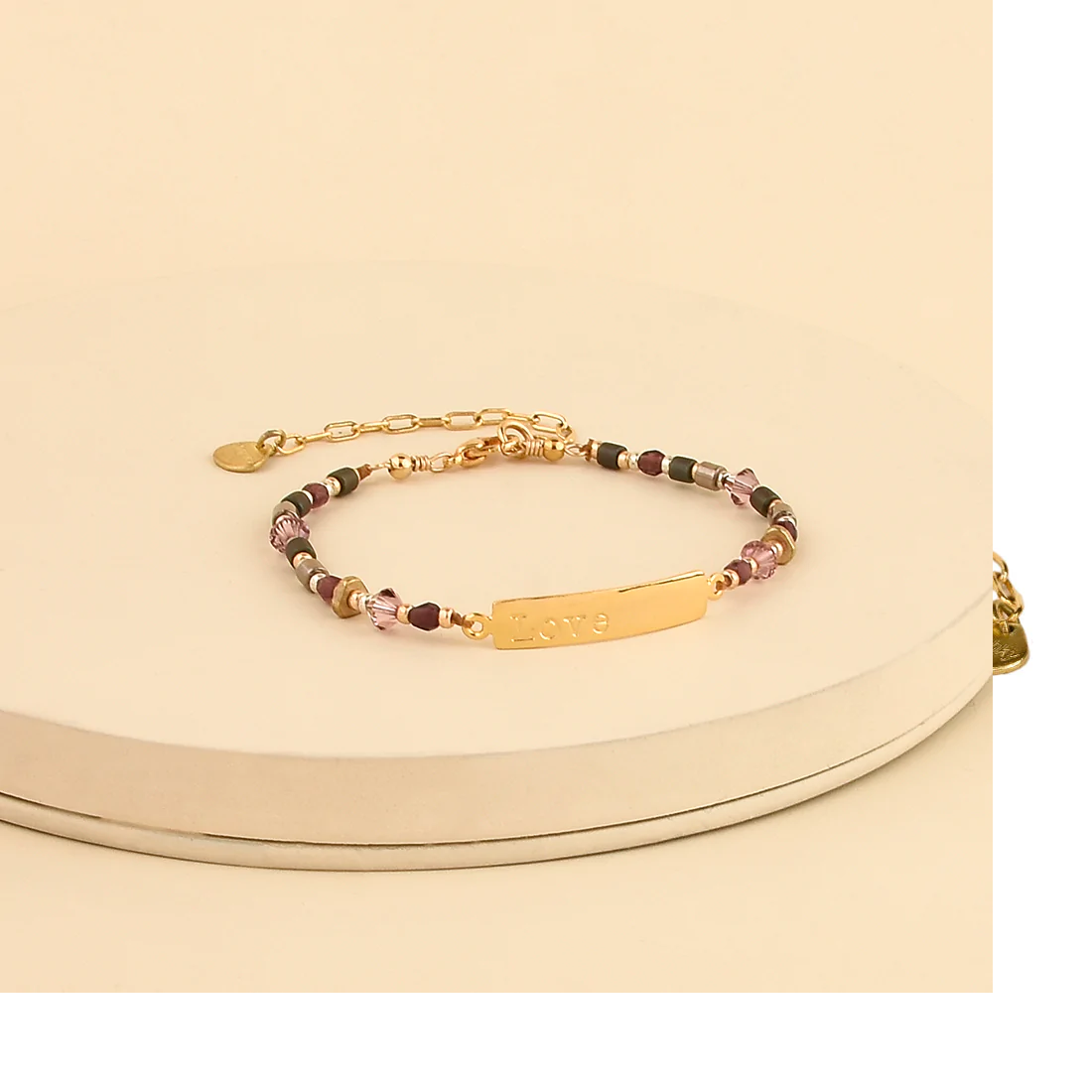 Image 02: Mishky Bracelet Love Gold B-St-Xs-10928