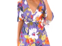 Garden-Flower Mini Dress