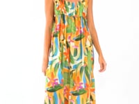 Tropical Long Dress Chiara