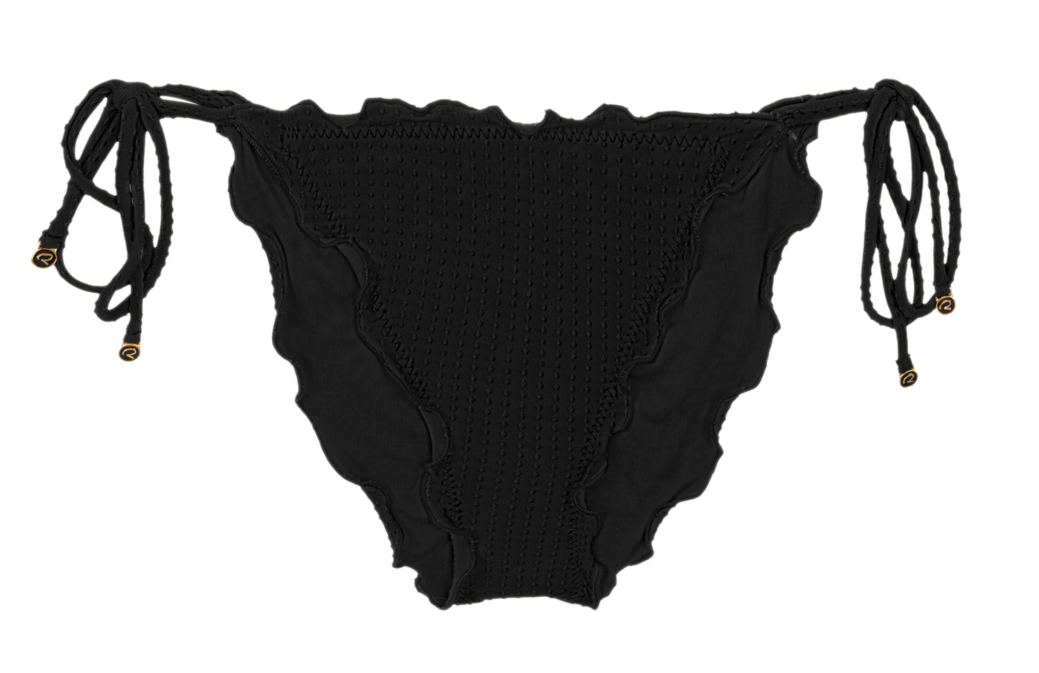 Product Front: Rio De Sol Bottom Bottom Dots-Black Frufru-Comfy