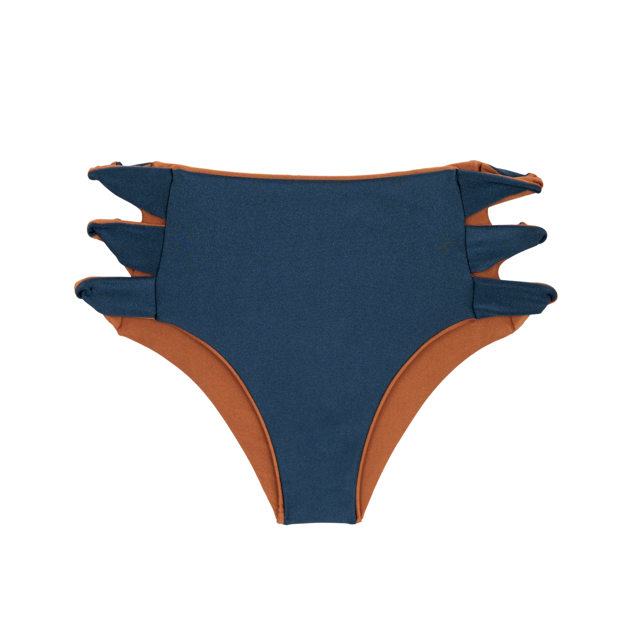 Product Back: Rio De Sol Bottom Bottom Nocciola High-Waist-Spin