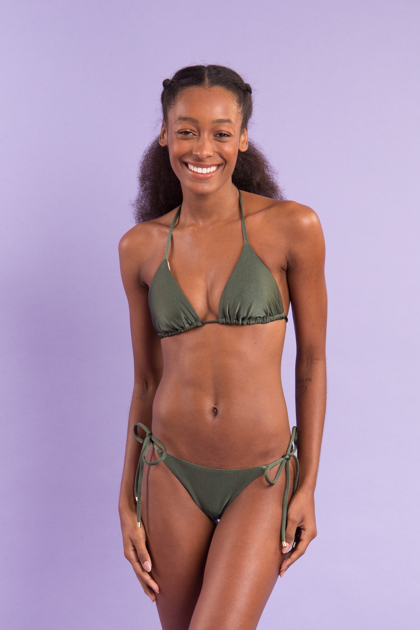 Image 09: Rio De Sol Bottom Bottom Shimmer-Croco Cheeky-Tie