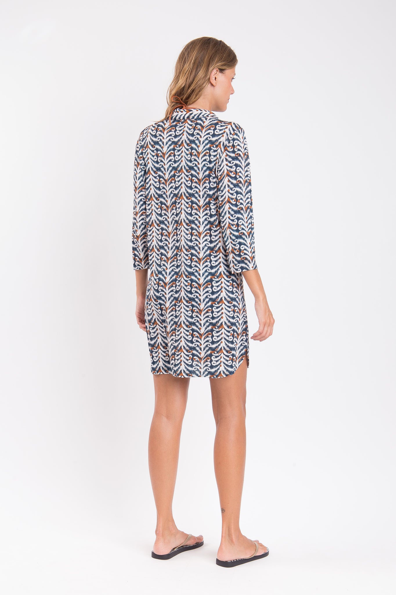 Image 10: Rio De Sol Shirtdress Ikat Chemise