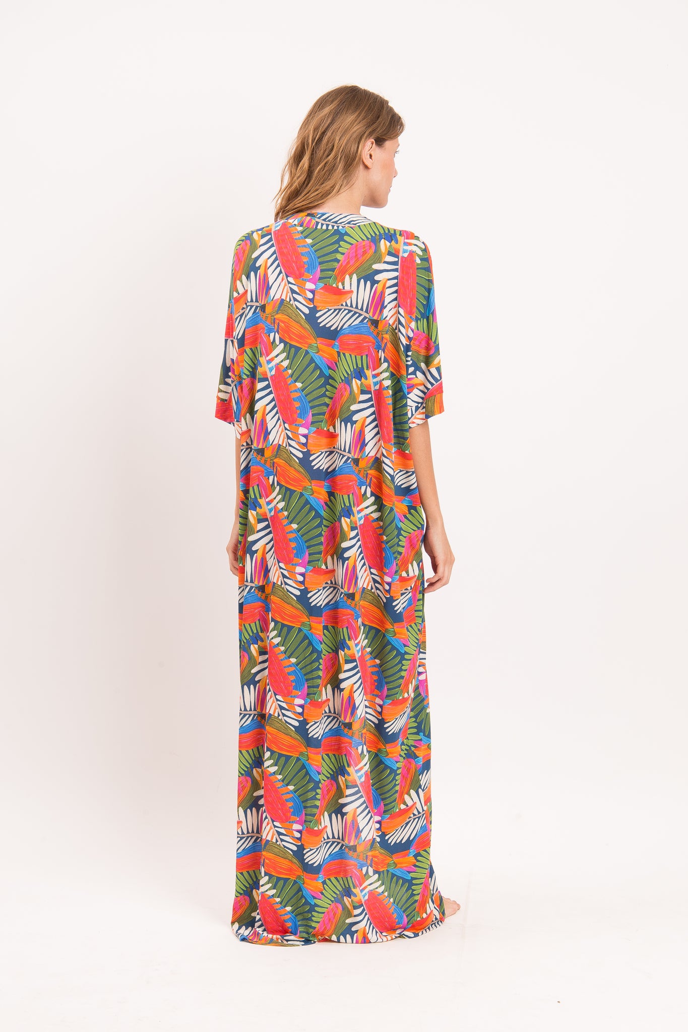 Model Back: Rio De Sol Maxi Dresses Jungle Long Dress